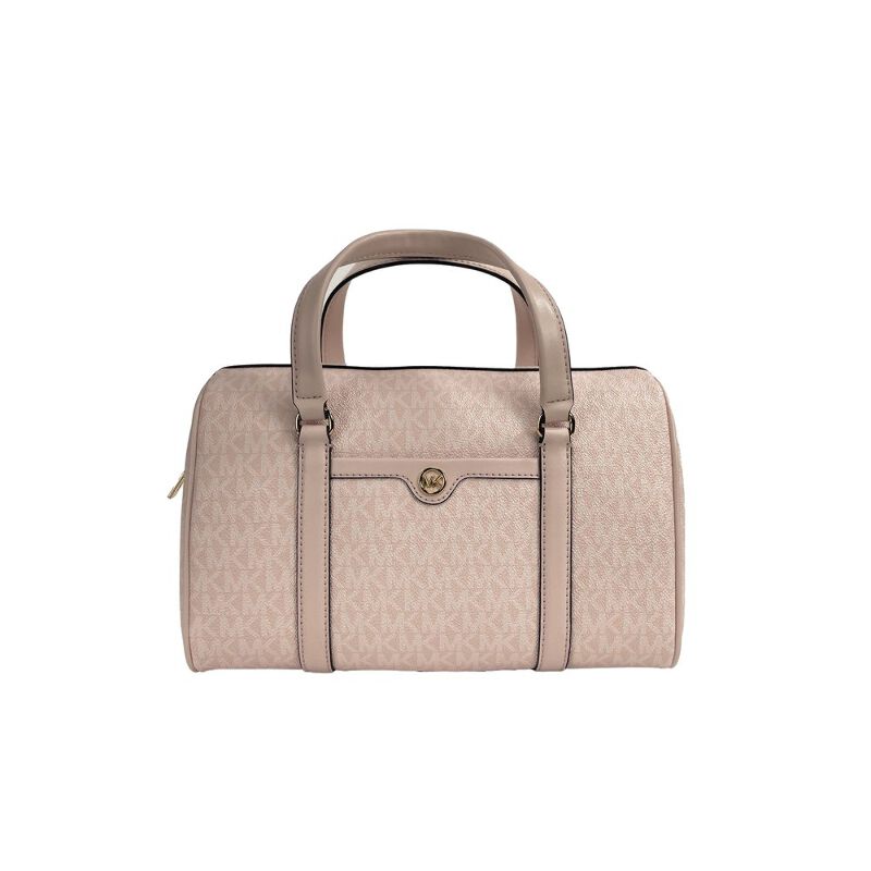 ☆Michael Kors☆Pebbled Leather フラグメントケース SOFT PINK Michael Kors Adele Double Zip Wristlet Wallet - Soft Pink