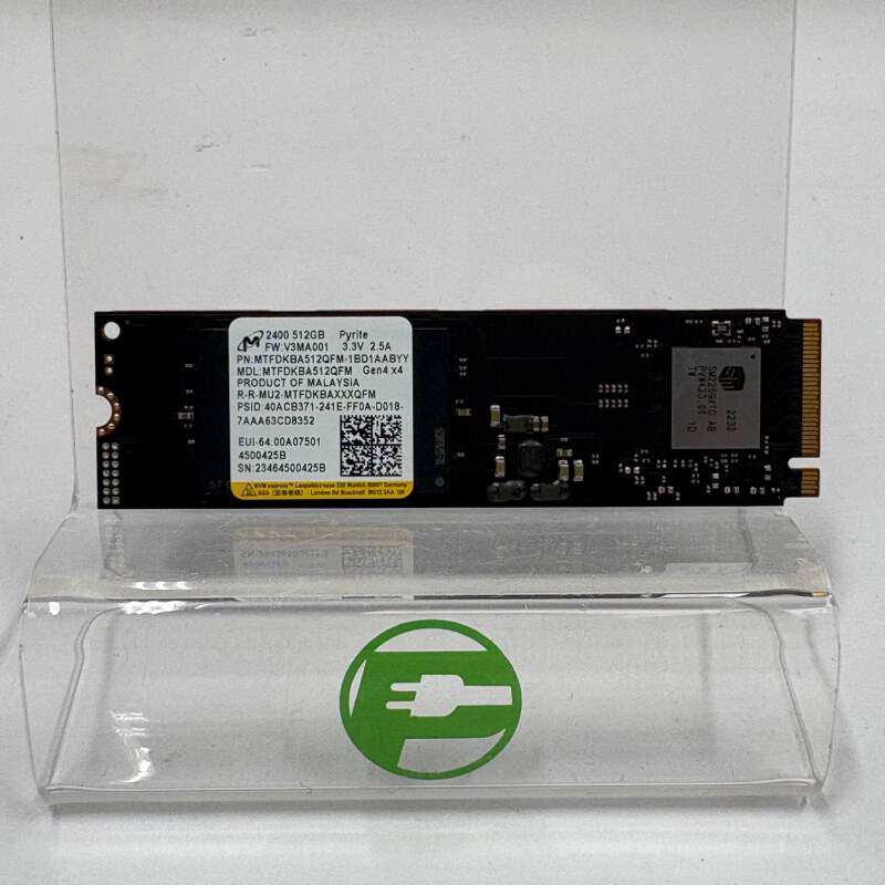 Micron 2280mm 2400 512GB M.2 NVMe Gen 4.0 x 4 SSD MTFDKBA512QFM | eBay