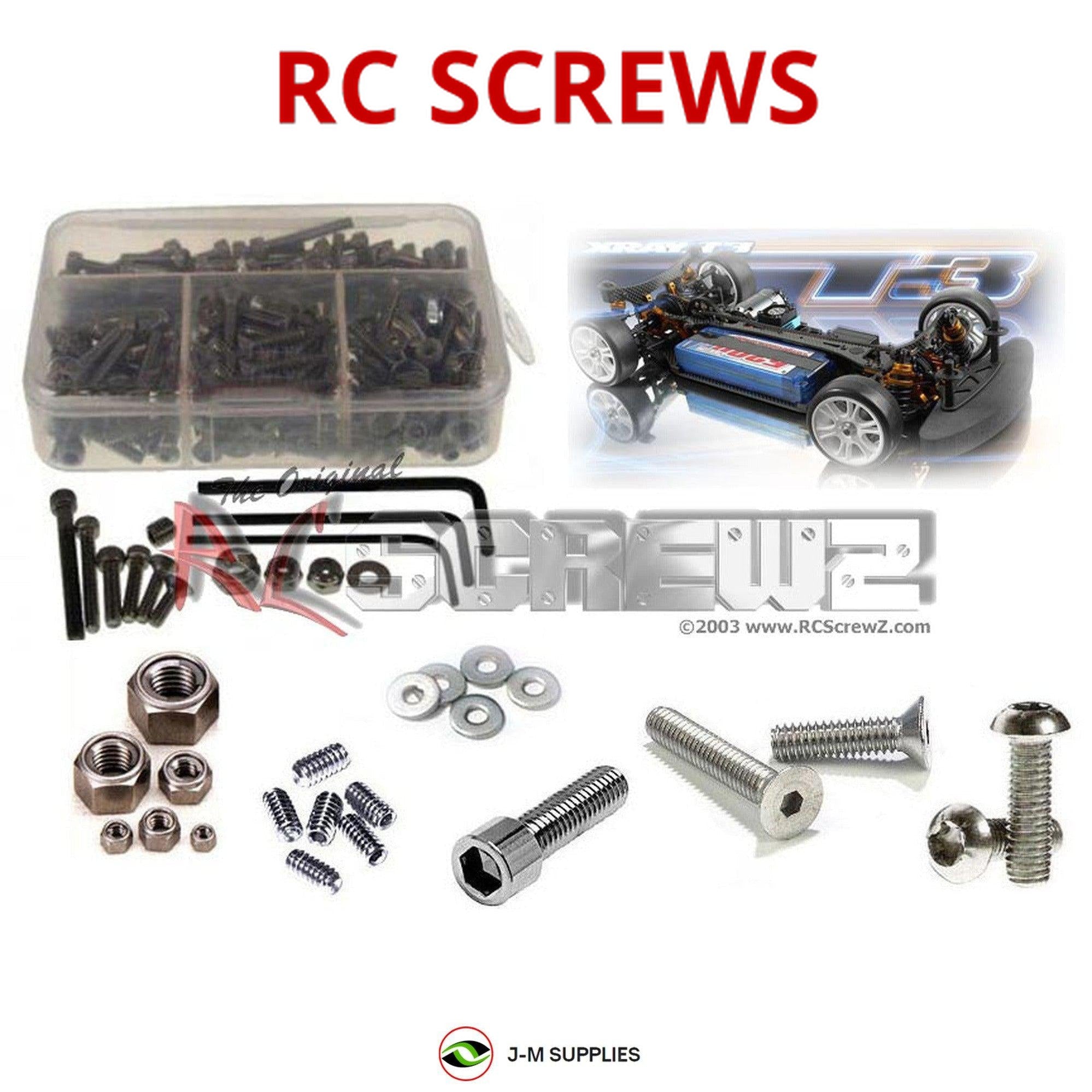 RCScrewZ Stainless Steel Screw Kit xra032 for Team XRAY T3 1/10th #300016 - Picture 1 of 12