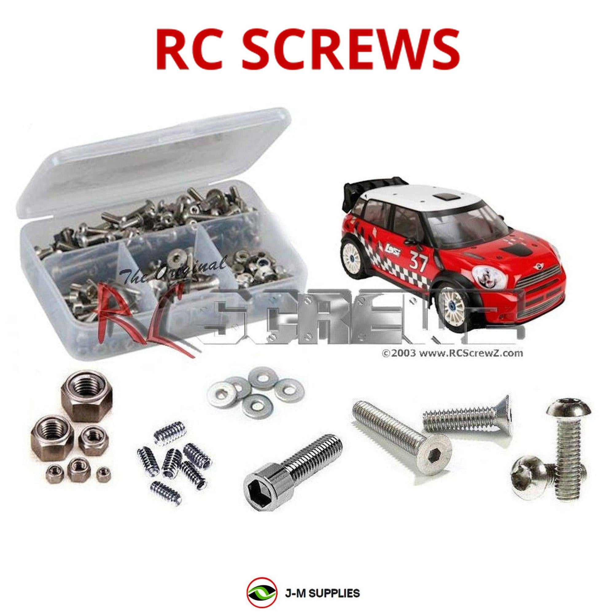 RCScrewZ Stainless Steel Screw Kit los080 for Losi WRC 4wd Rally 1/5th - Picture 1 of 12