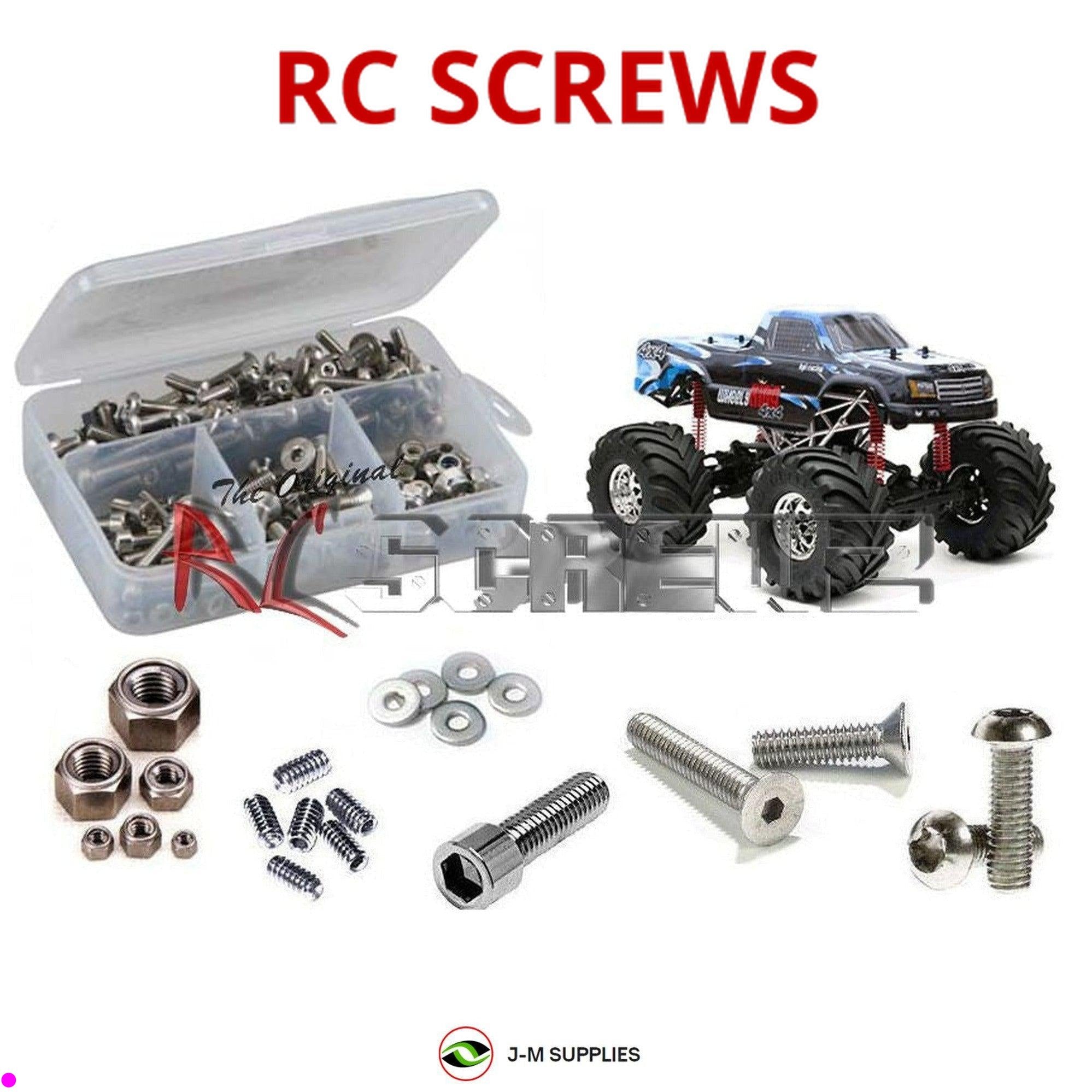 RCScrewZ Stainless Screw Kit hpi037 for HPI Racing Wheely King 1/12 Truck #10830 - Picture 1 of 12