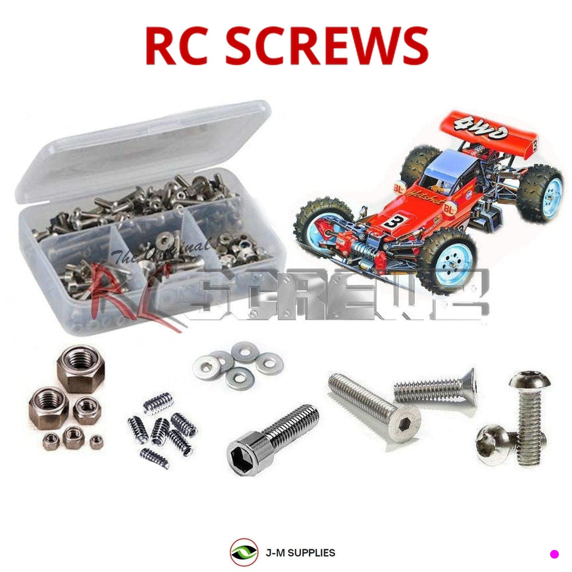 RCScrewZ Stainless Steel Screw Kit tam021 for Tamiya HotShot Vintage #58047 - Picture 1 of 12