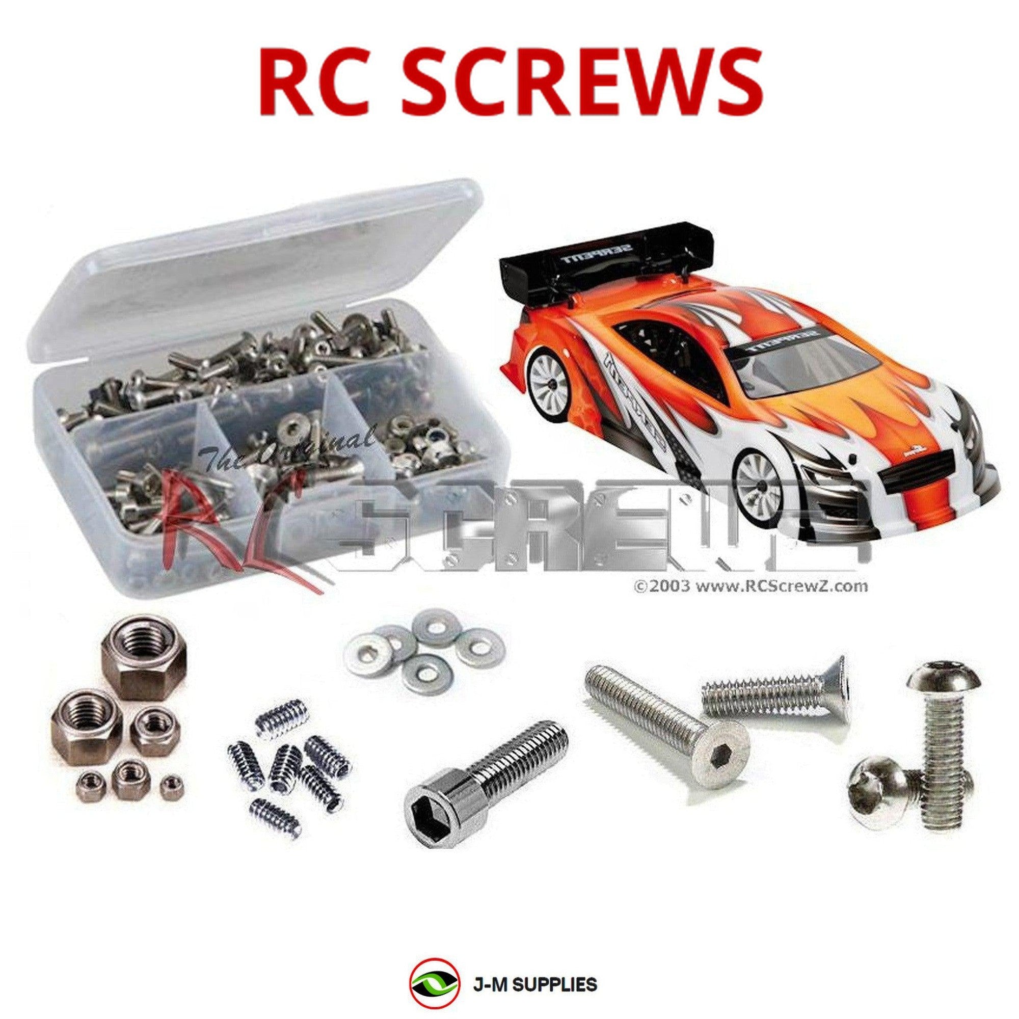 RCScrewZ Stainless Screw K ser040 for Serpent Natrix 748 TQ / WC Nitro 804007/08 - Picture 1 of 12