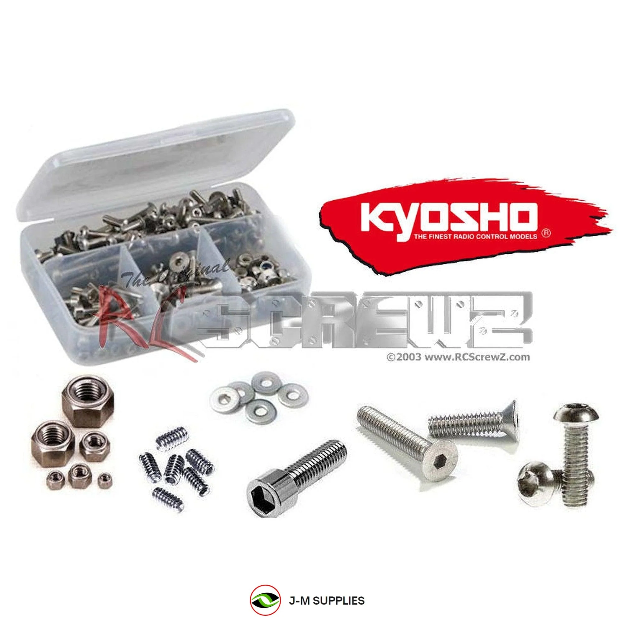 RCScrewZ Stainless Screw Kit+ kyo113 for Kyosho Evolva M3/WC 1/8 (Screw Case) - Picture 1 of 12