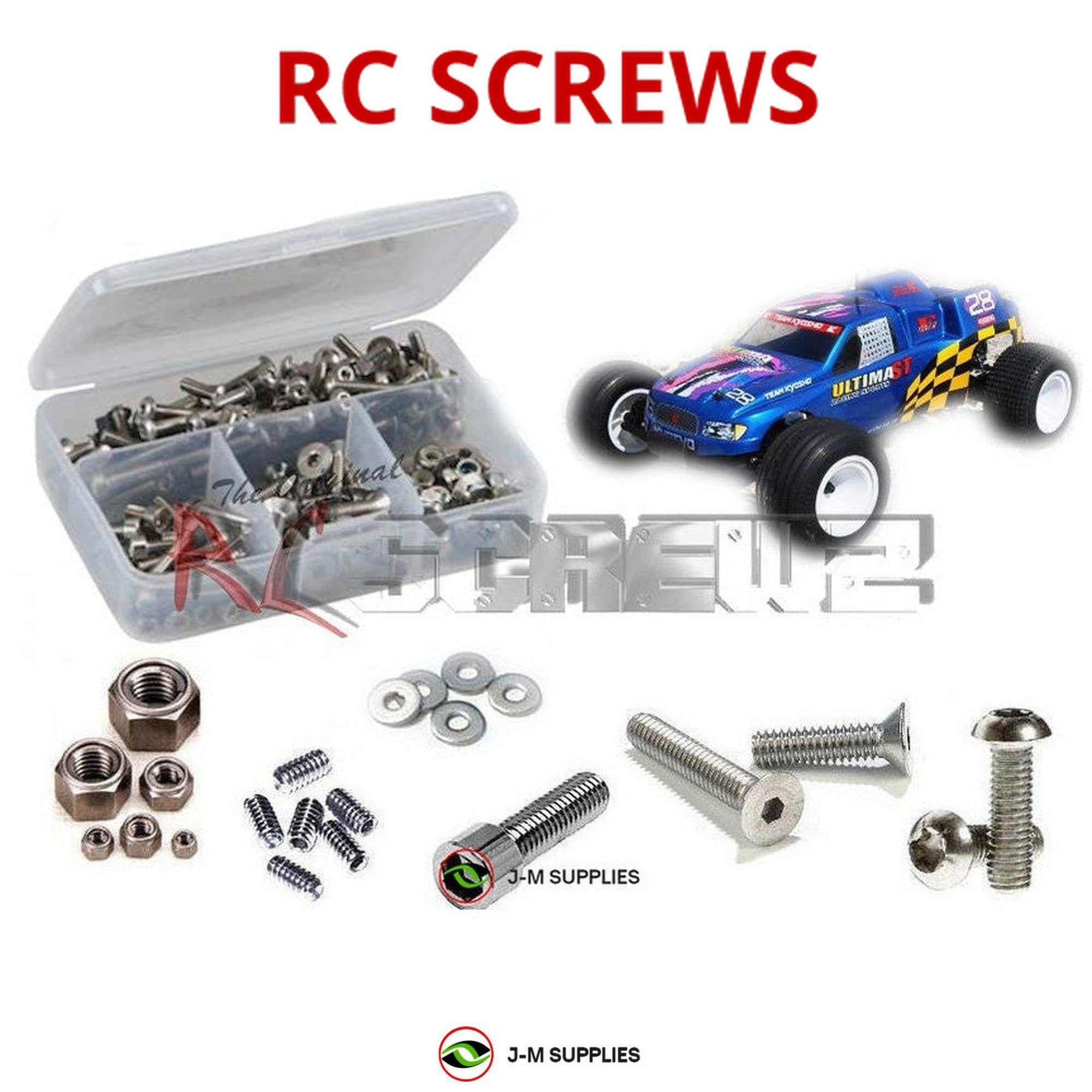 RCScrewZ Stainless Steel Screw Kit kyo016 for Kyosho Ultima ST Type R GP - Picture 1 of 12