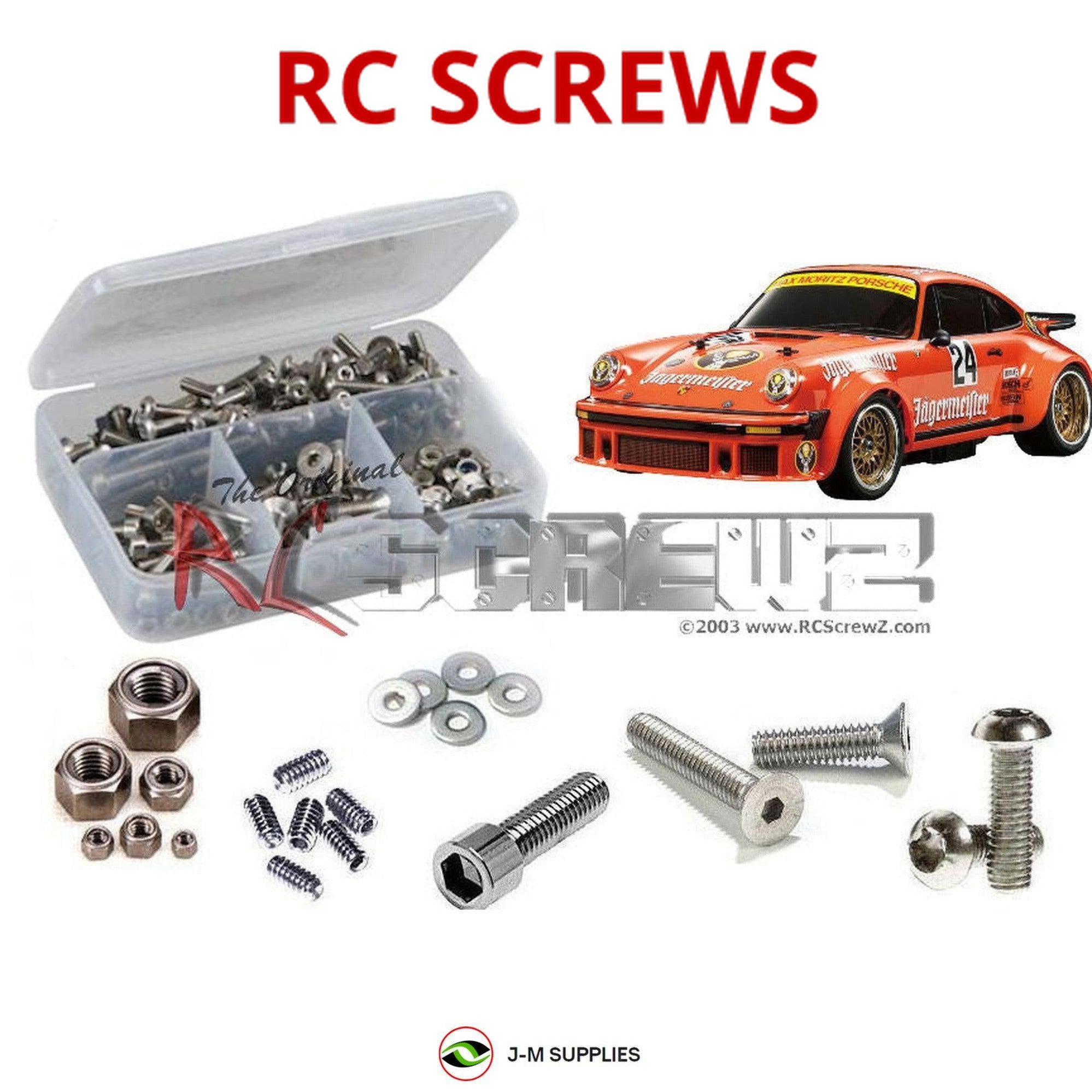 RCScrewZ Stainless Steel Screw Kit tam200 for Tamiya Porsche 934 1/10th - Picture 1 of 12