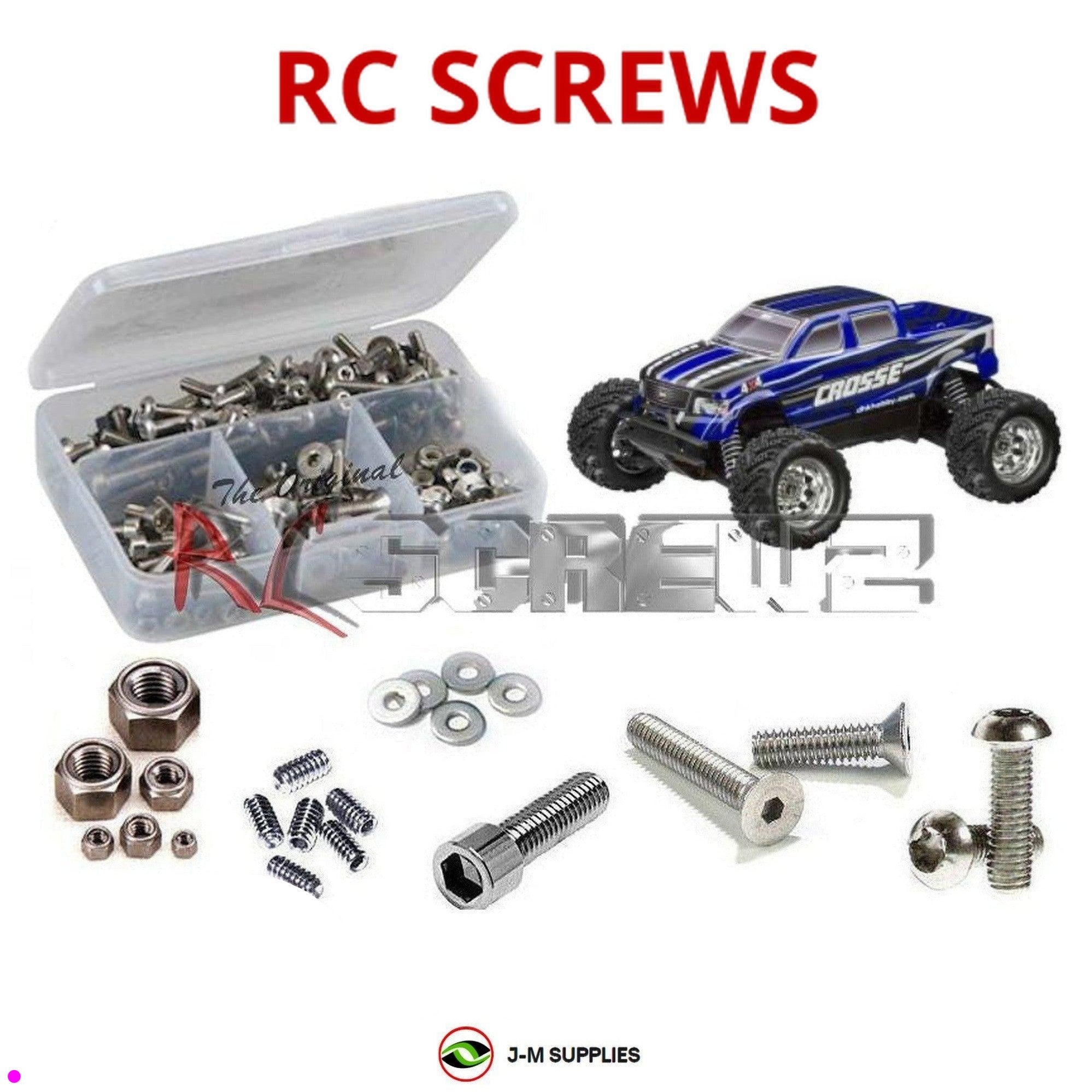 RCScrewZ Stainless Steel Screw Kit dhk010 for DHK Hobby Crosse 1/10th - Picture 1 of 12