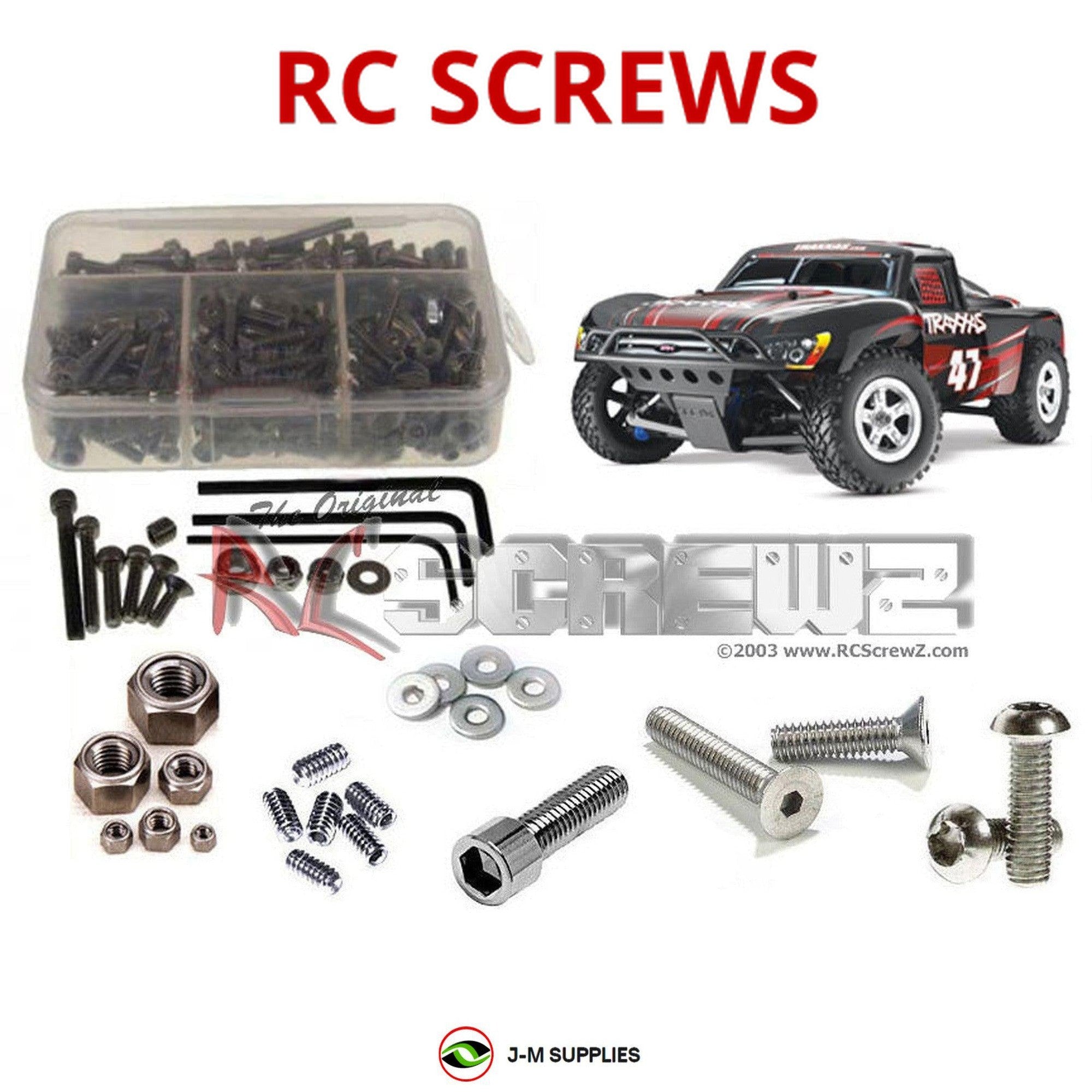 RCScrewZ Stainless Steel Screw Kit tra035 for Traxxas Slayer C.O.R.R. Nitro - Picture 1 of 12