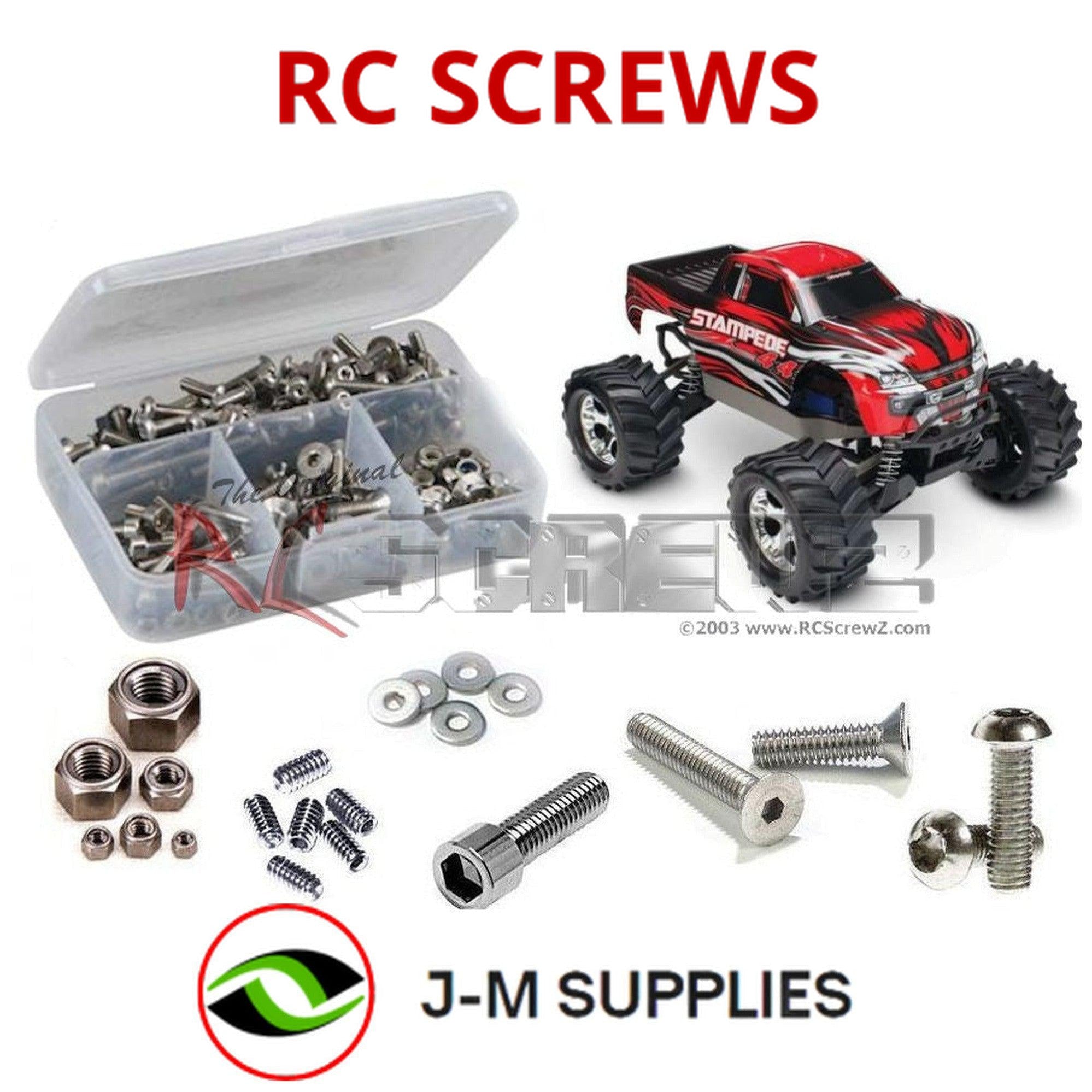 RCScrewZ Stainless Screw Kit tra005 for Traxxas Stampede 1/10th #3601 / 3610 - Picture 1 of 12