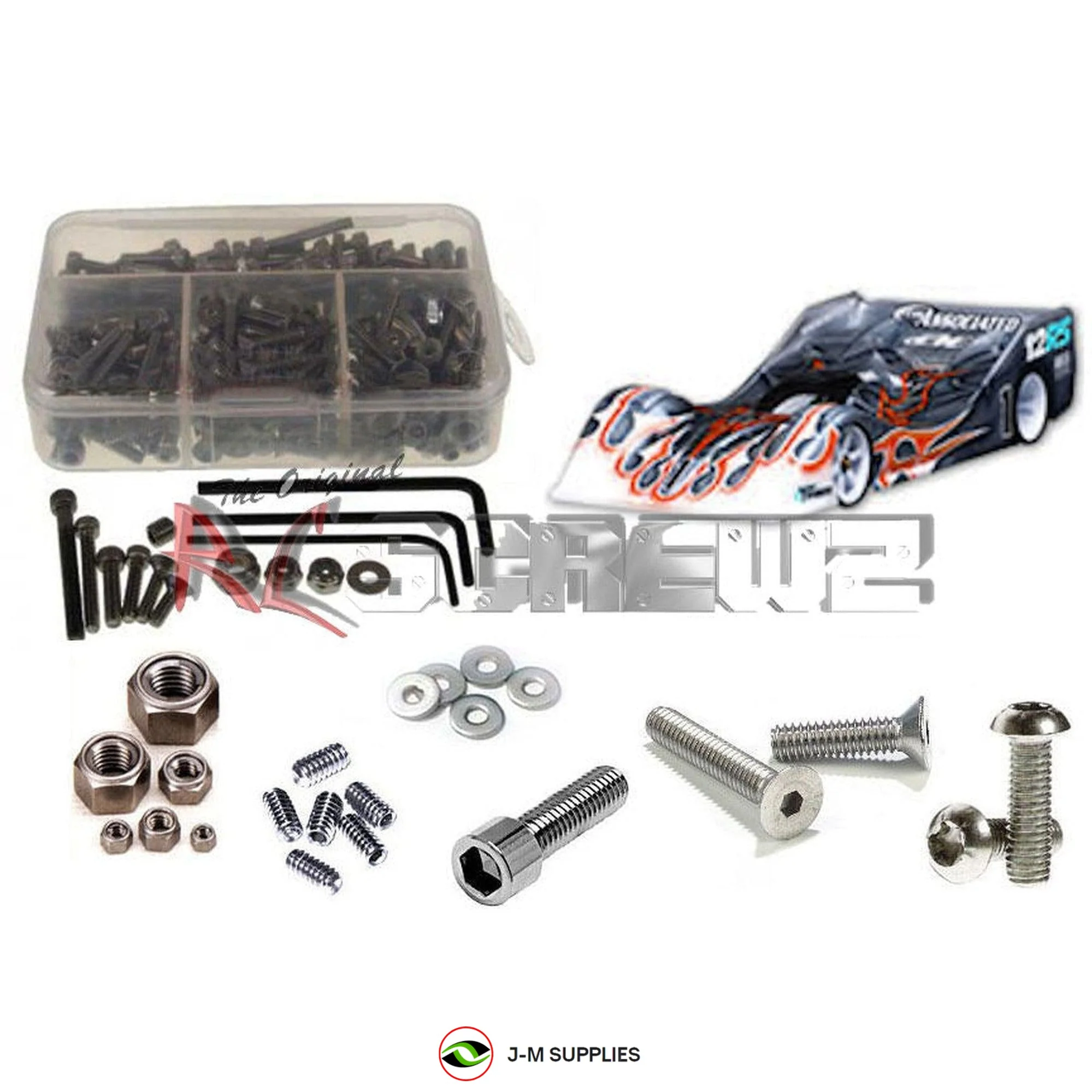 RCScrewZ Stainless Steel Screw Kit ass030 for Associated 12R5 1/12th Onroad - Picture 1 of 12