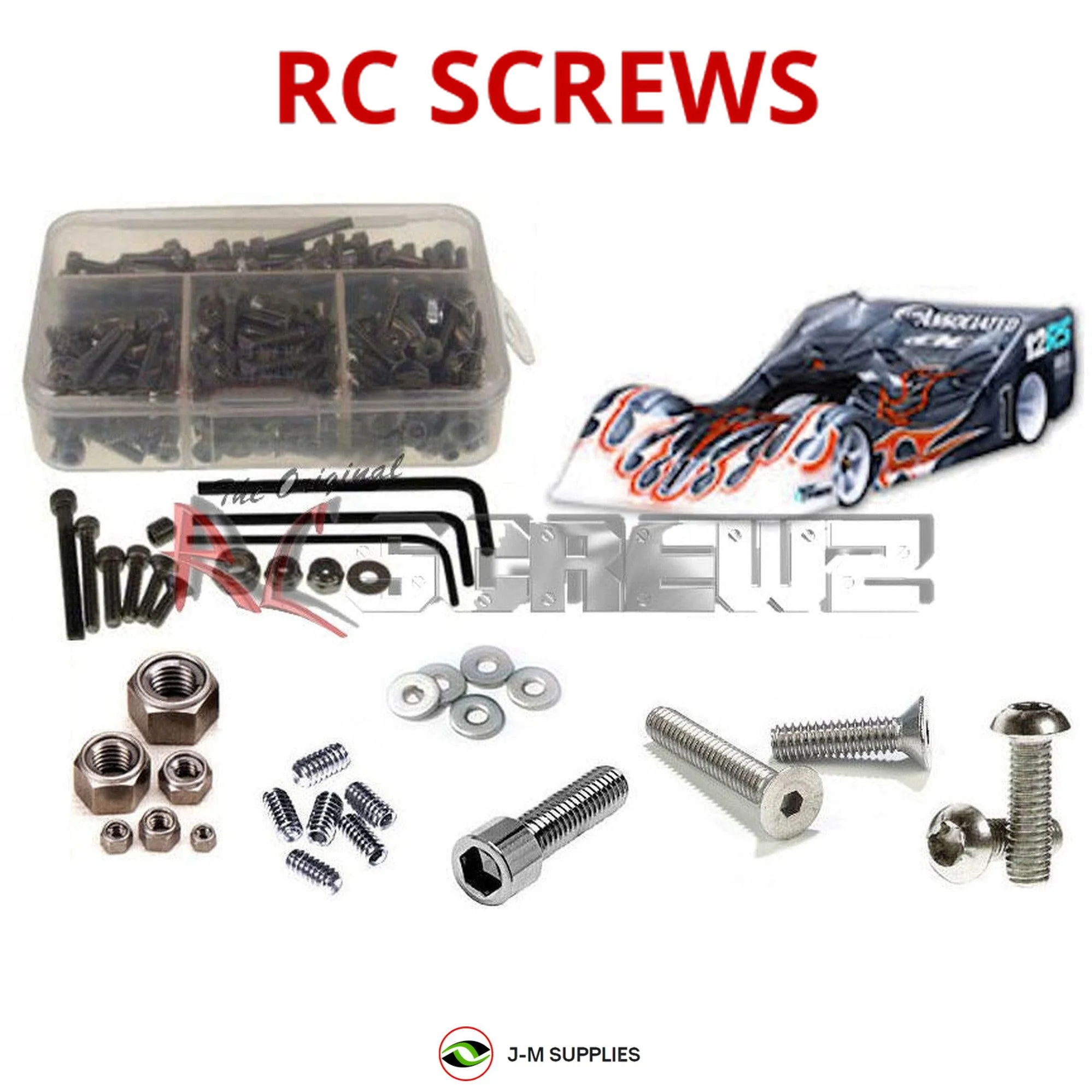 RCScrewZ Stainless Screw Kit+ ass030 for Associated 12R5 1/12th Onroad - Picture 1 of 12
