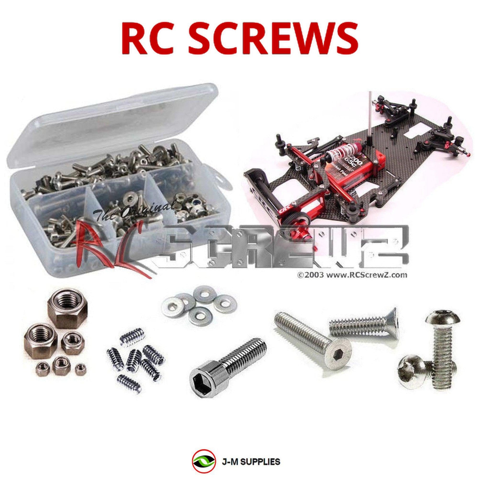 RCScrewZ Stainless Steel Screw Kit crc012 for CRC Gen-xi - Picture 1 of 12