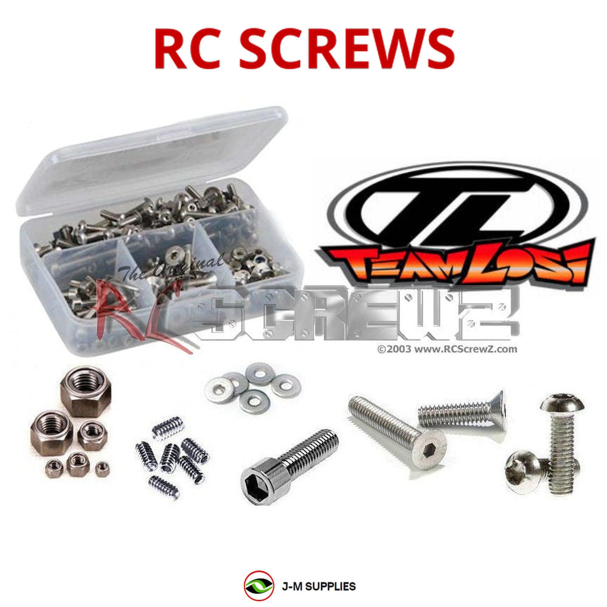 RCScrewZ Stainless Screw Kit los039 for Losi 8ight Race Roller LOSA0801 | PRO - Picture 1 of 12