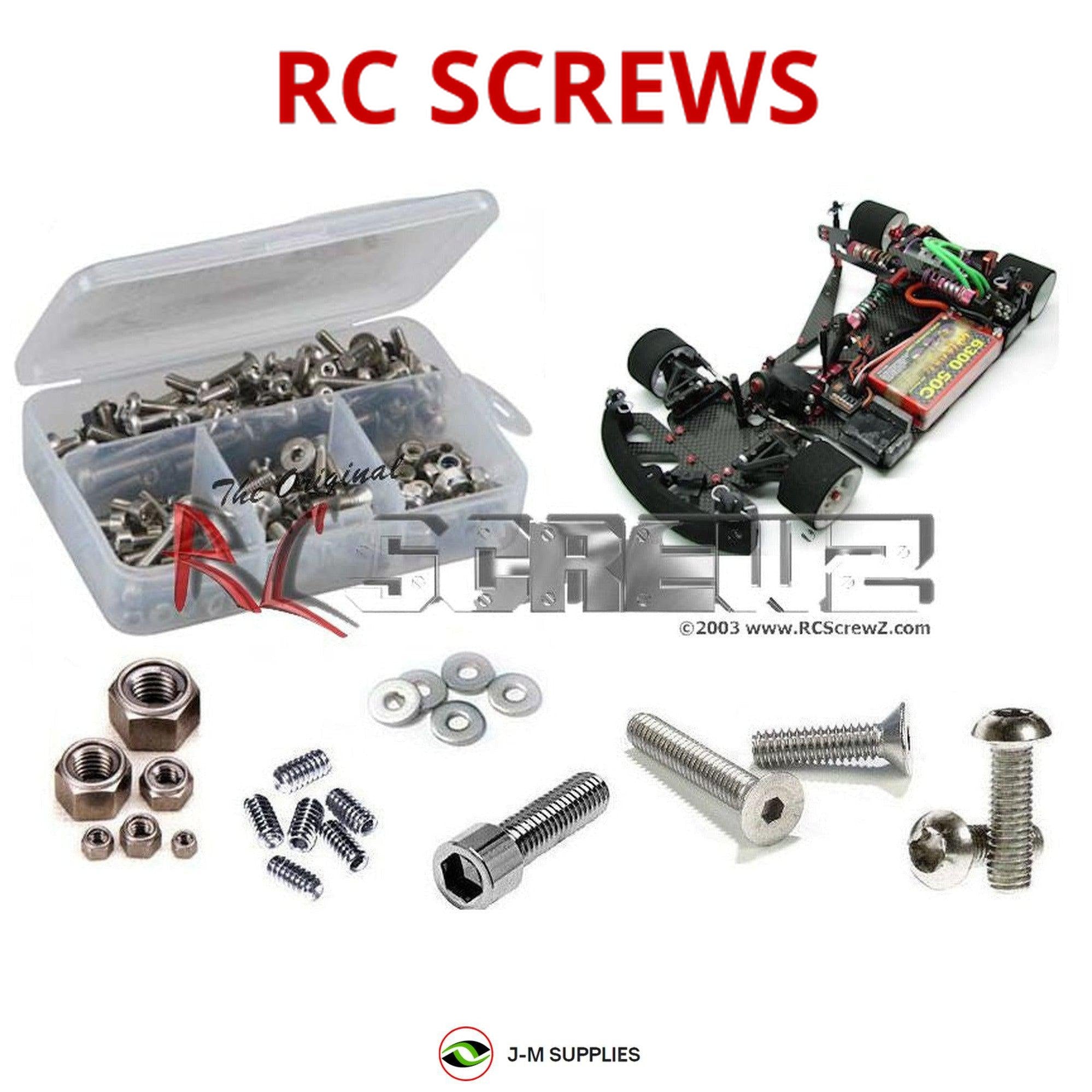 RCScrewZ Metric Stainless Steel Screw Kit crc014m for CRC Razor 3.0 Metric - Picture 1 of 12