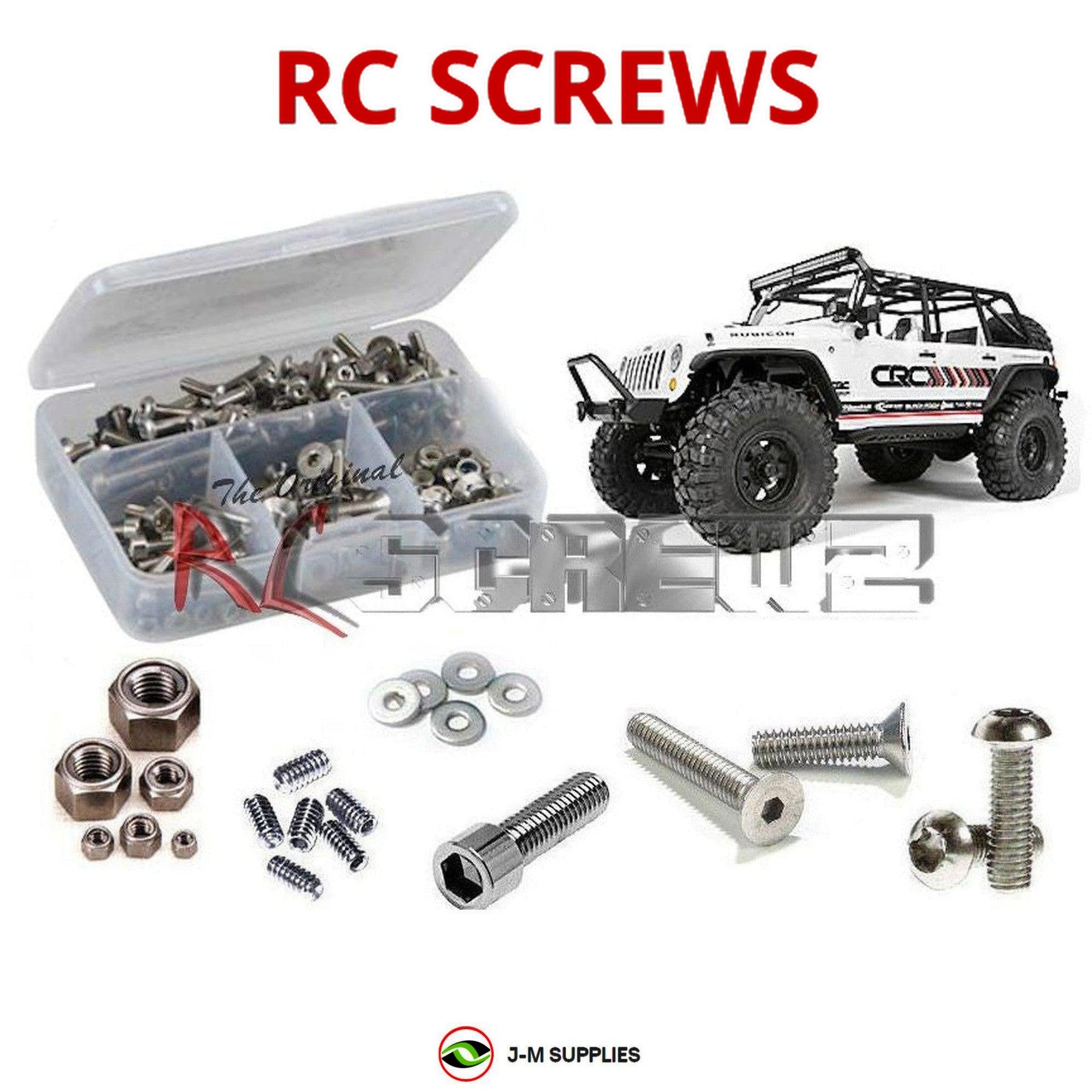 RCScrewZ Stainless Steel Screw Kit axi020 for Axial Racing Wrangler C/R Edition - Picture 1 of 12