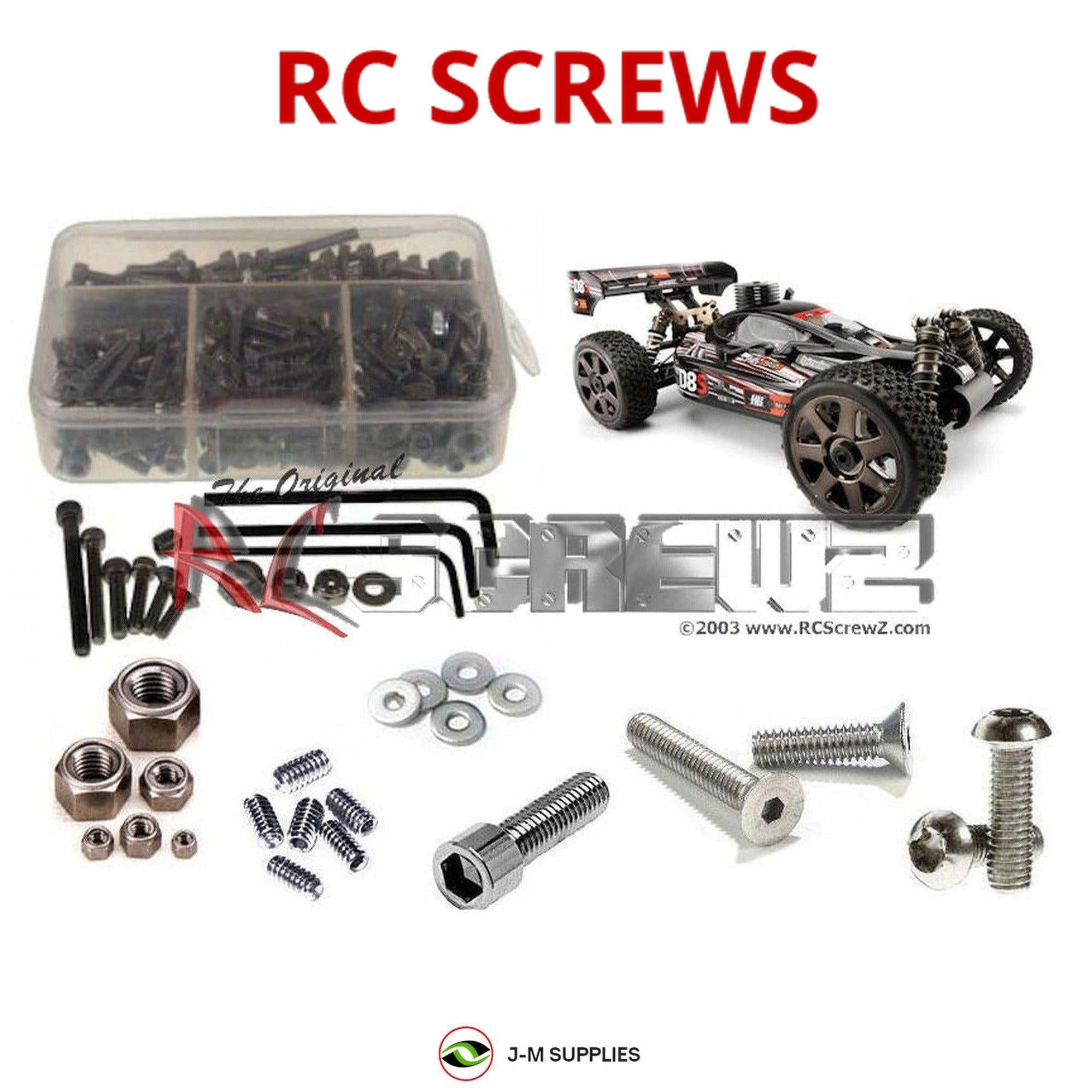 RCScrewZ Stainless Steel Screw Kit hot024 for Hot Bodies D8s RTR - Picture 1 of 12