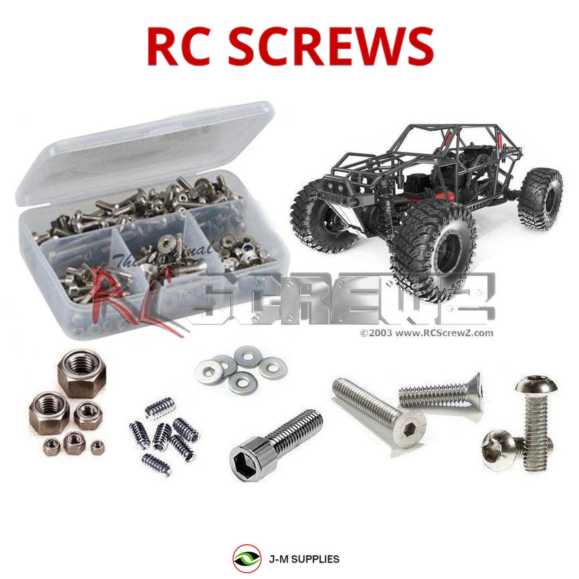 RCScrewZ Stainless Steel Screw Kit rer073 for RedCat Camo X4 Rock Racer - Picture 1 of 12