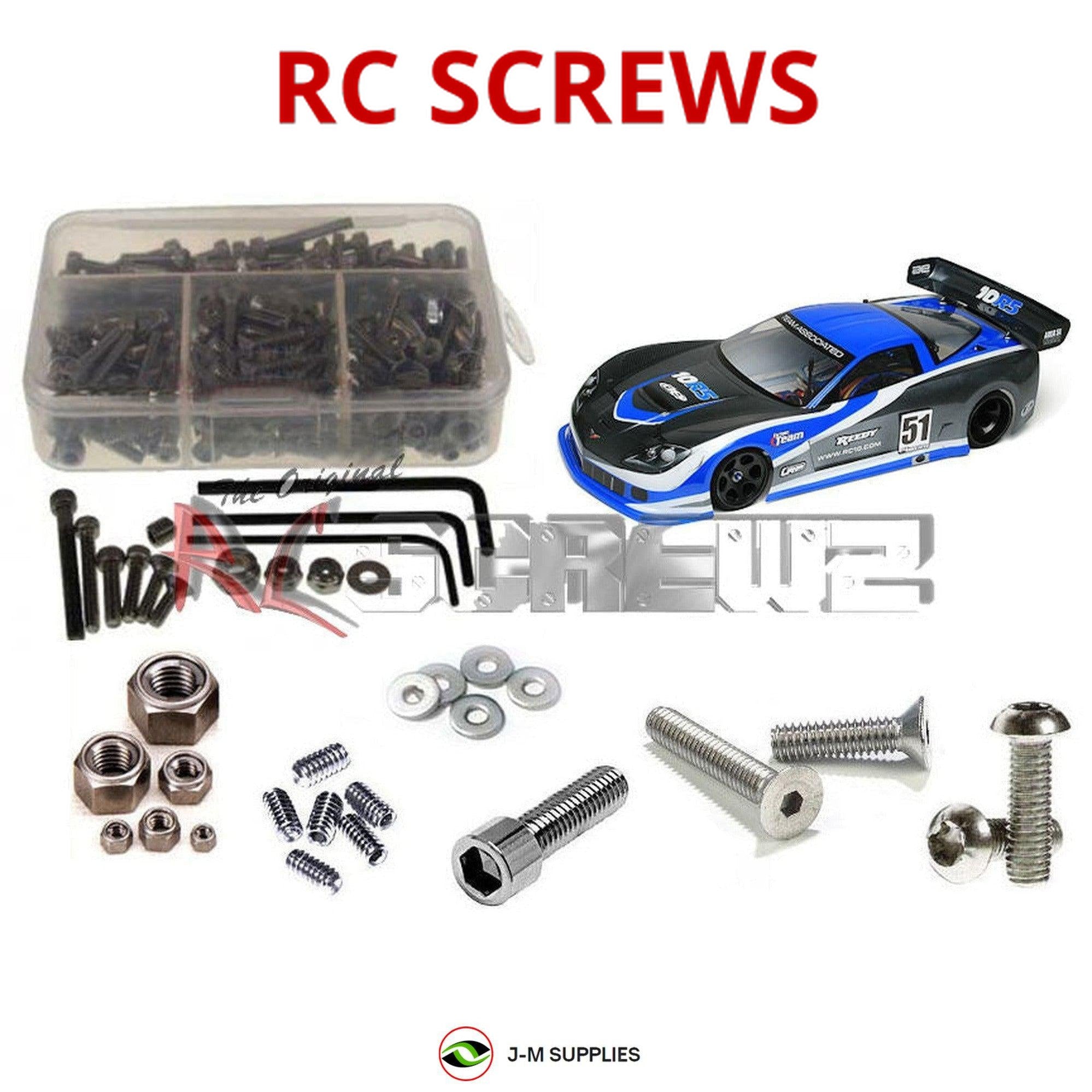 RCScrewZ Stainless Steel Screw Kit ass033 for Associated 10R5 - Picture 1 of 12