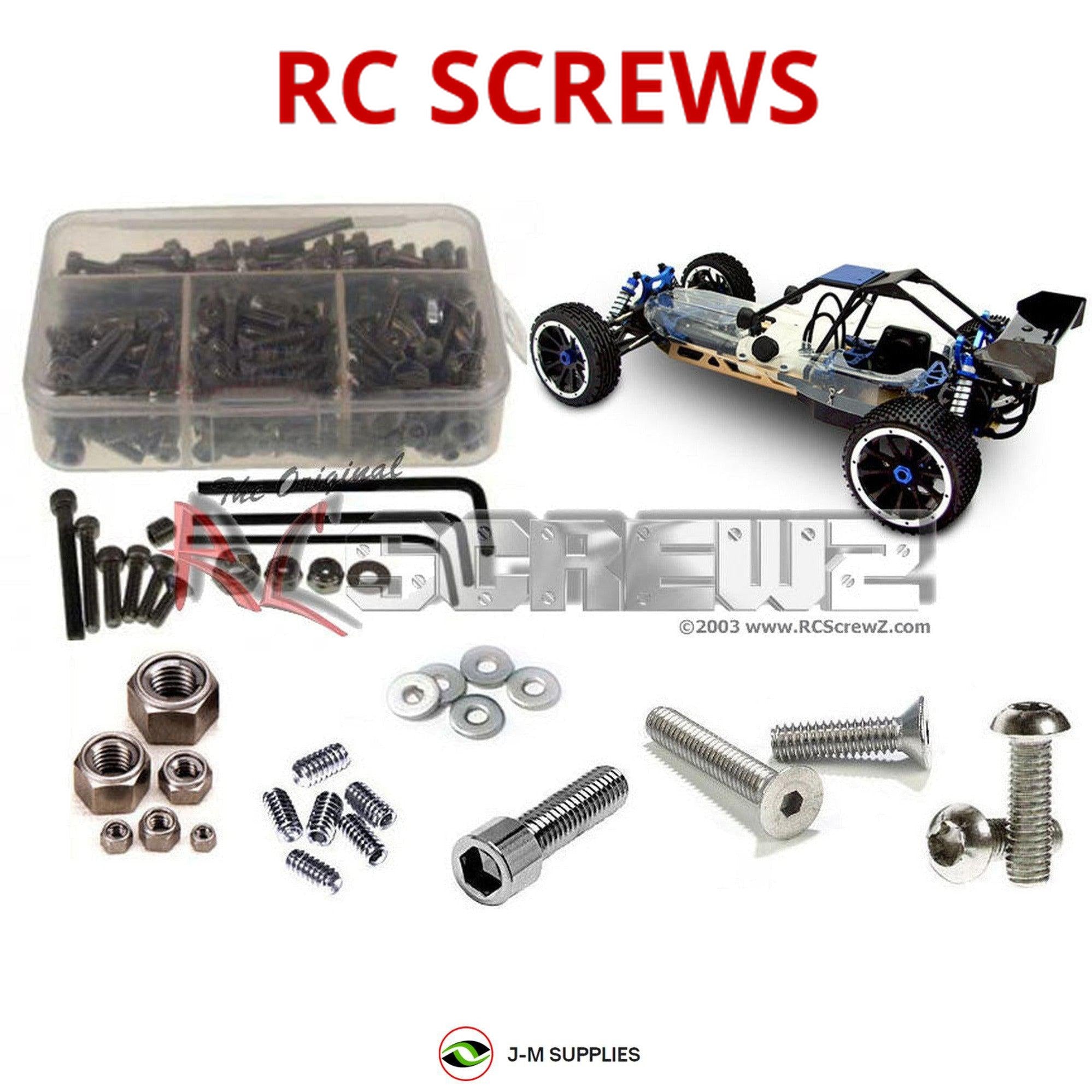 RCScrewZ Stainless Steel Screw Kit rcr006 for RedCat Racing Dune Runner 2wd 1/5 - Picture 1 of 12