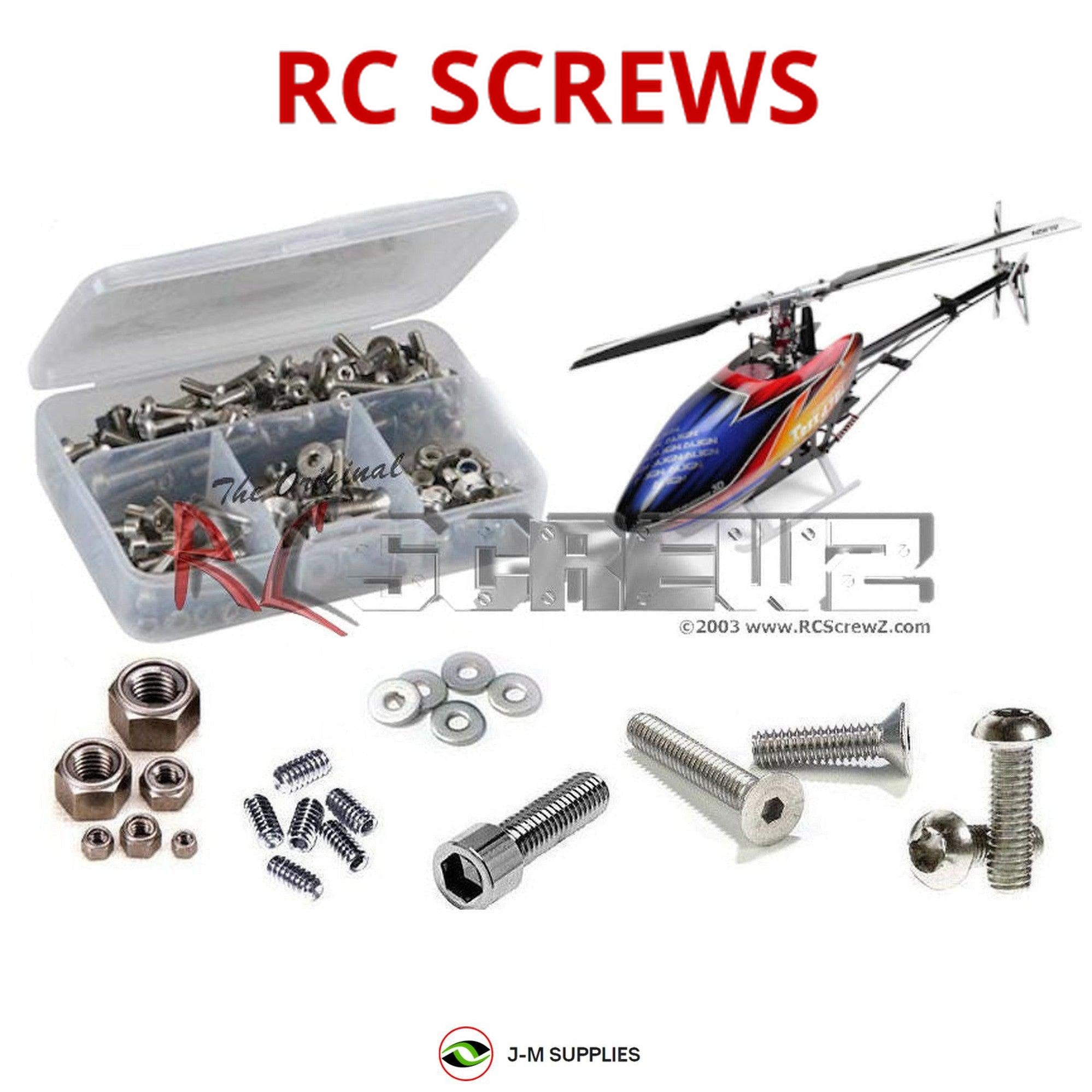 RCScrewZ Stainless Screw Kit+ alg038 for Align T-REX 470LM Dominator RH47E01XT - Picture 1 of 12