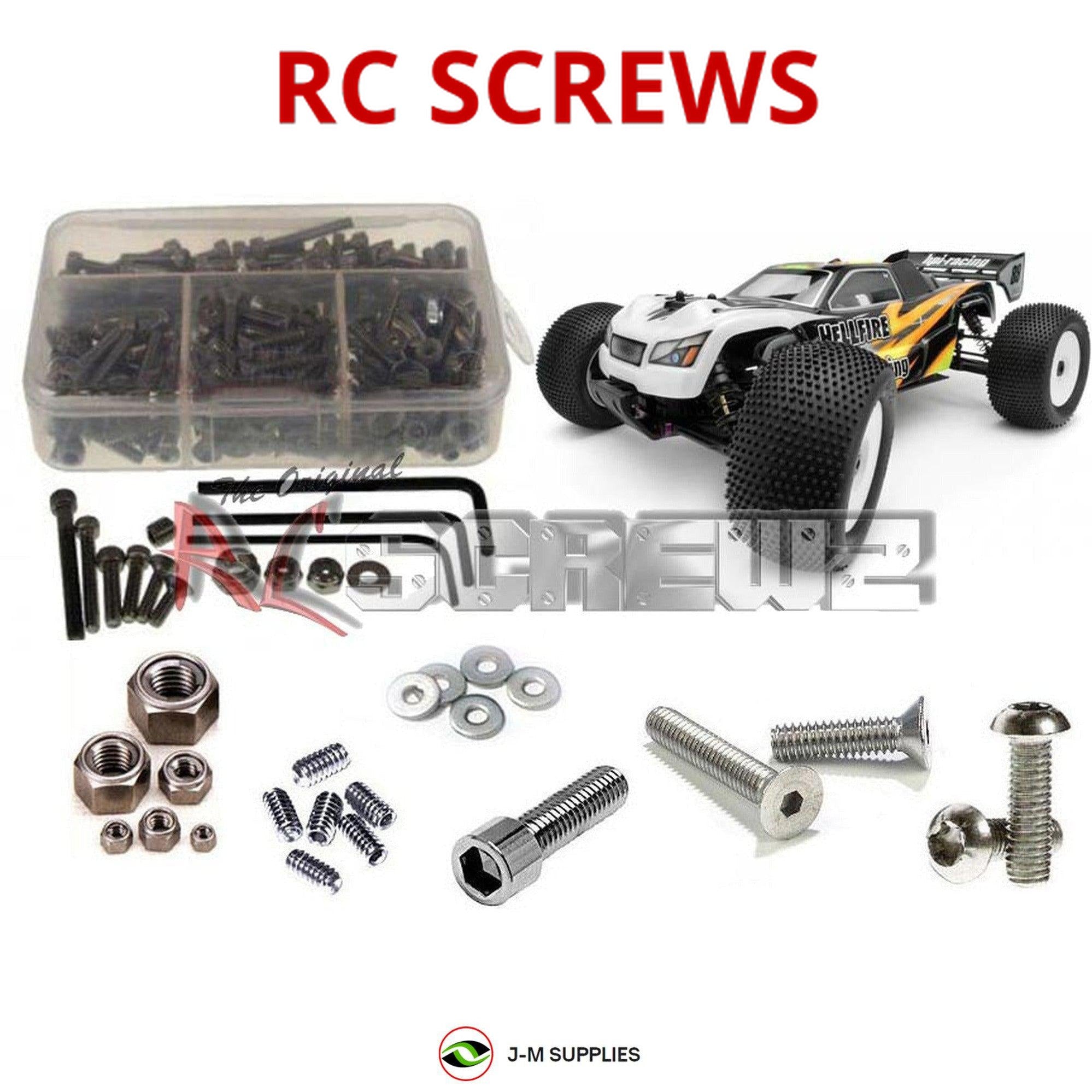 RCScrewZ Stainless Screw Kit hpi033 for HPI Racing Hellfire SS 1/8 #10504 - Picture 1 of 12