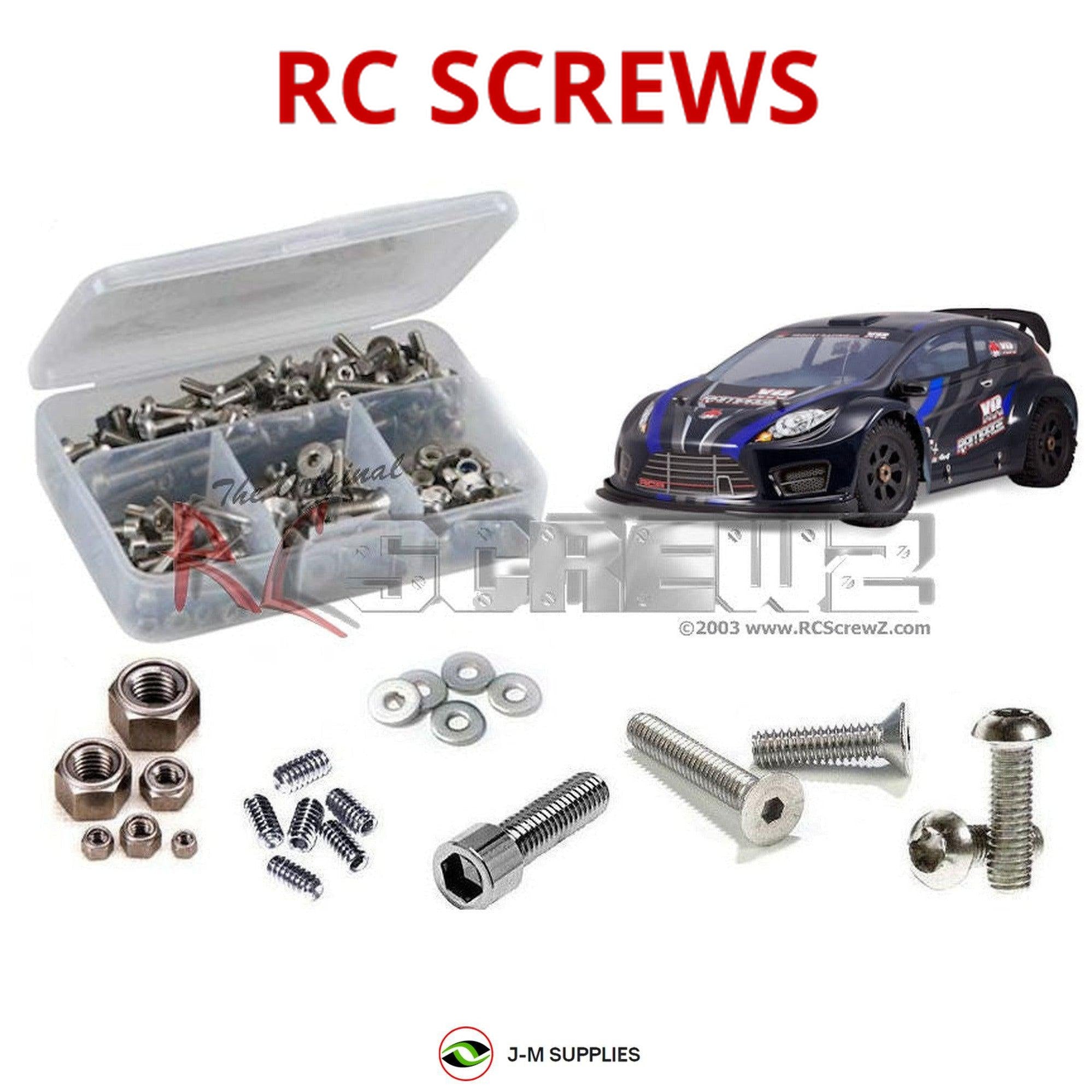 RCScrewZ Stainless Steel Screw Kit rcr004 for RedCat Racing 1/5 Rampage Rally - Picture 1 of 12