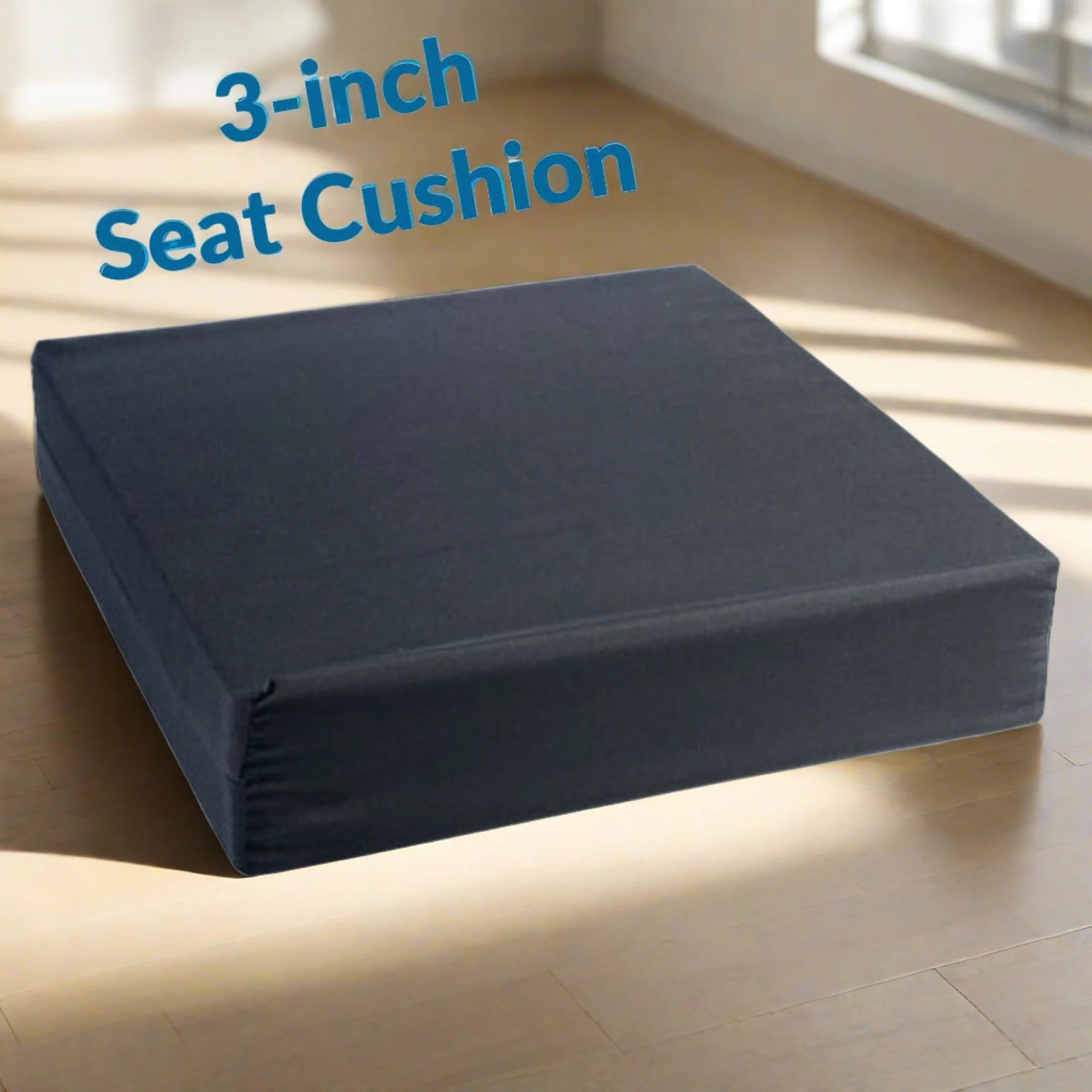 MOBB Ergonomic 3-inch Foam Seat Cushion, 18x16, Pressure Reduction, Wheelchairs - Picture 2 of 12