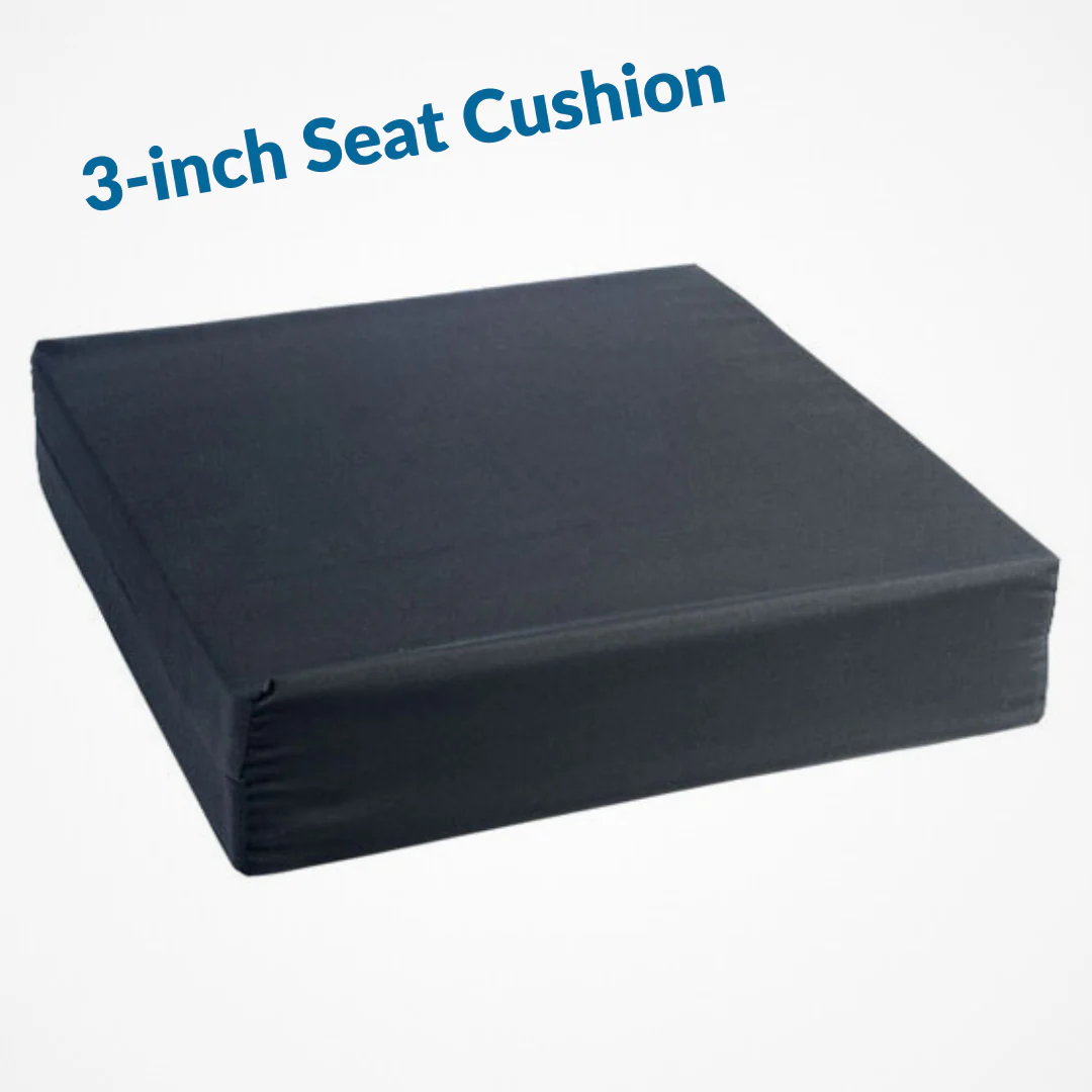 MOBB Ergonomic 3-inch Foam Seat Cushion, 18x16, Pressure Reduction, Wheelchairs - Picture 7 of 12
