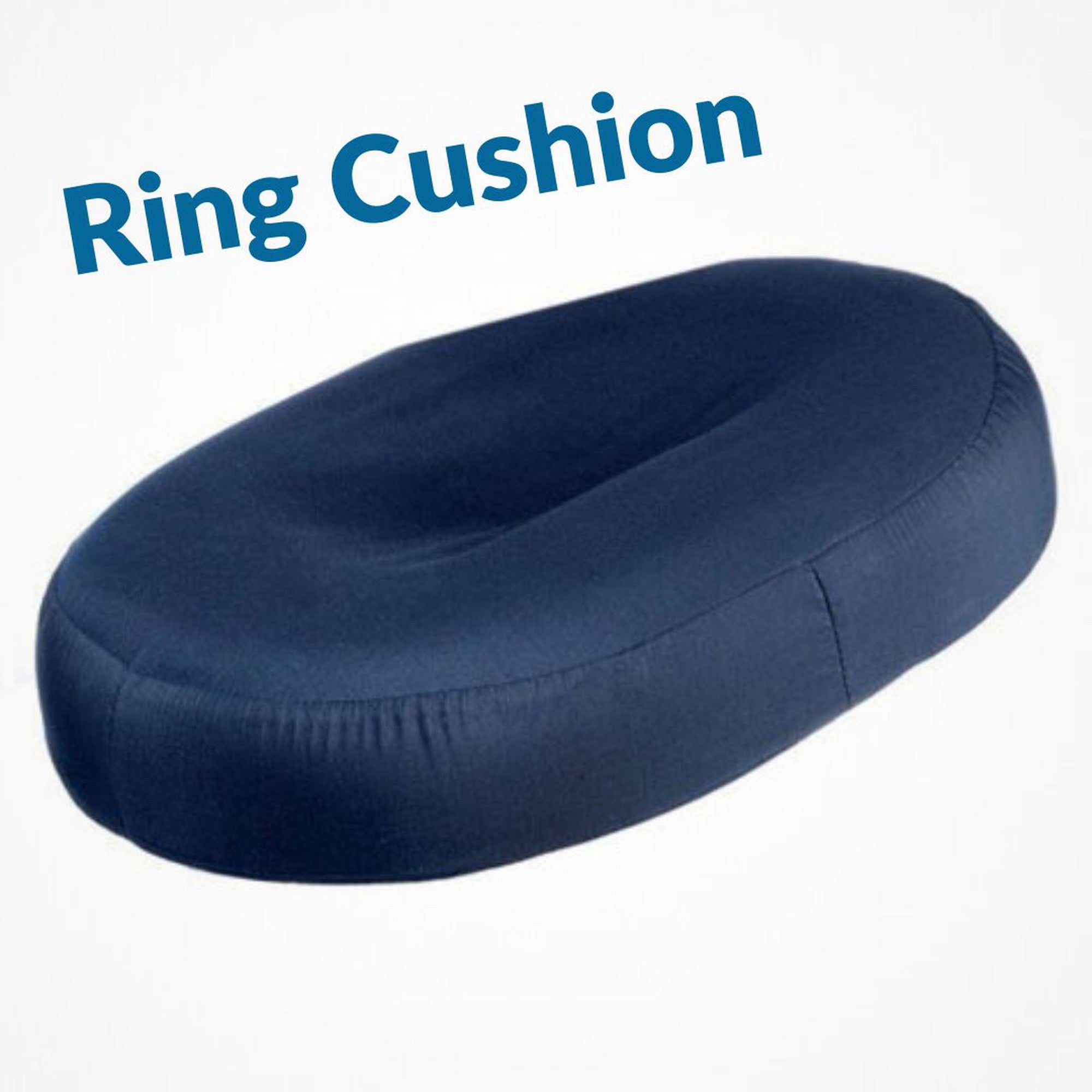 MOBB Ring Seat Cushion, 16-inch - Pressure Offloading, Comfort, Washable - Blue - Picture 1 of 12