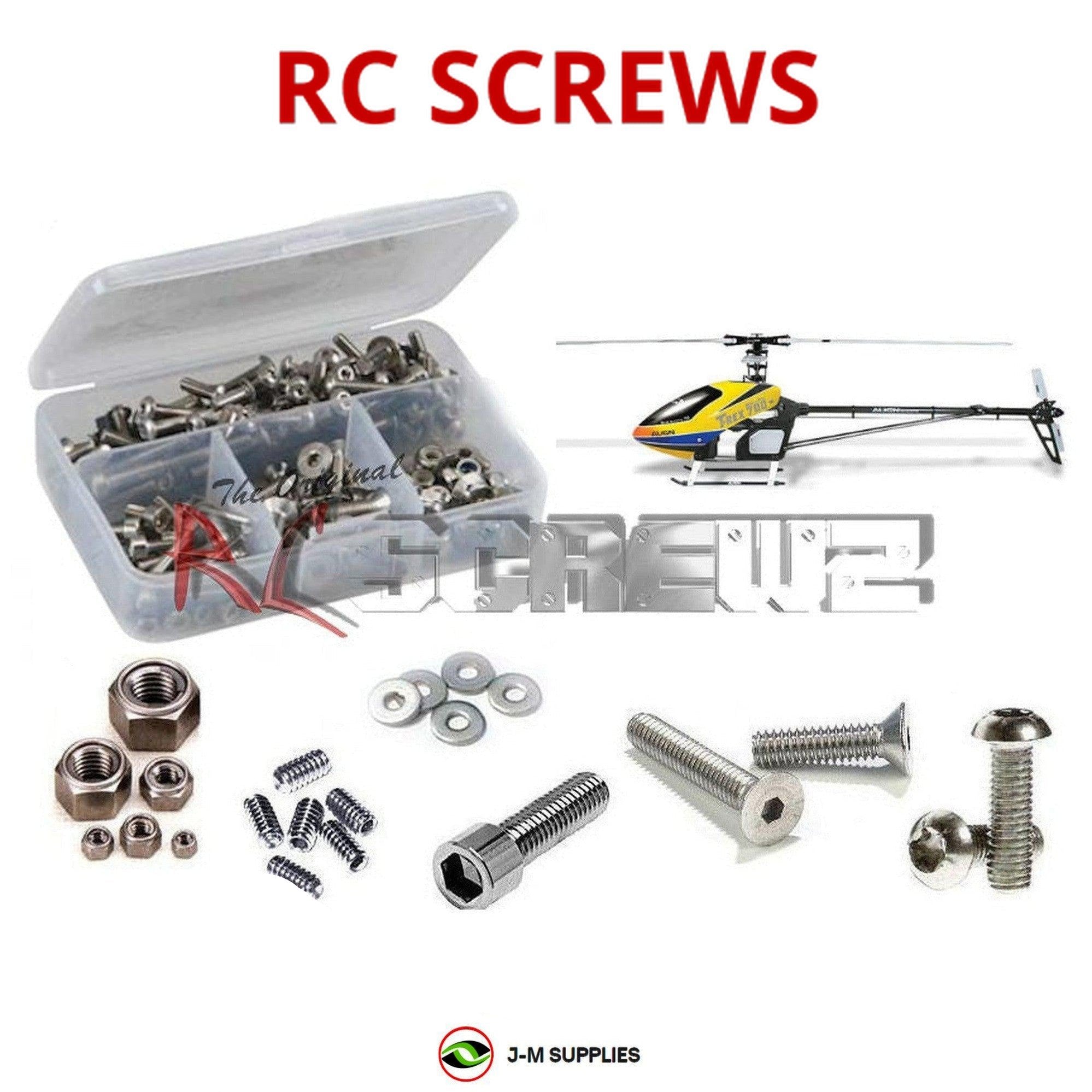 RCScrewZ Stainless Screw Kit alg006 for Align T-REX 700 Nitro Heli #KX018005T - Picture 1 of 12