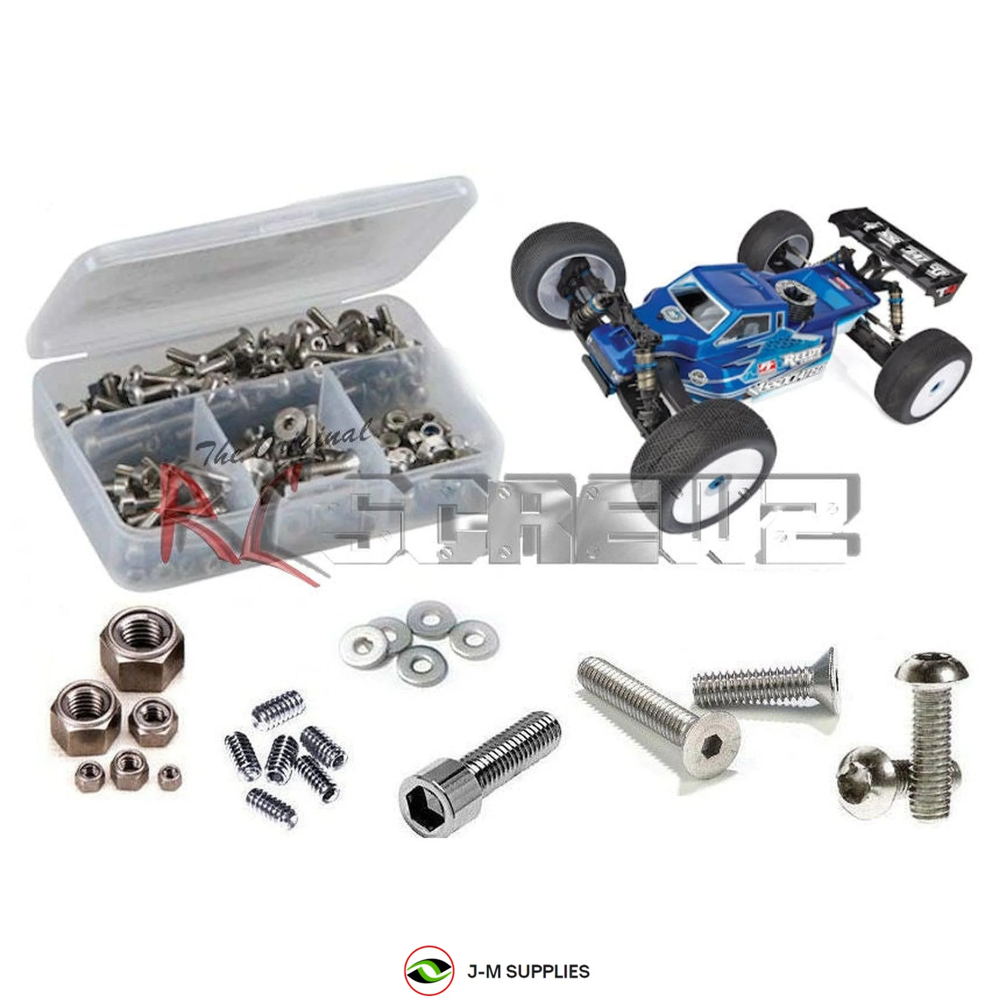RCScrewZ Stainless Screw Kit asc142 for Team Associated RC8T4 Nitro 1/8th #80947 - Picture 1 of 12