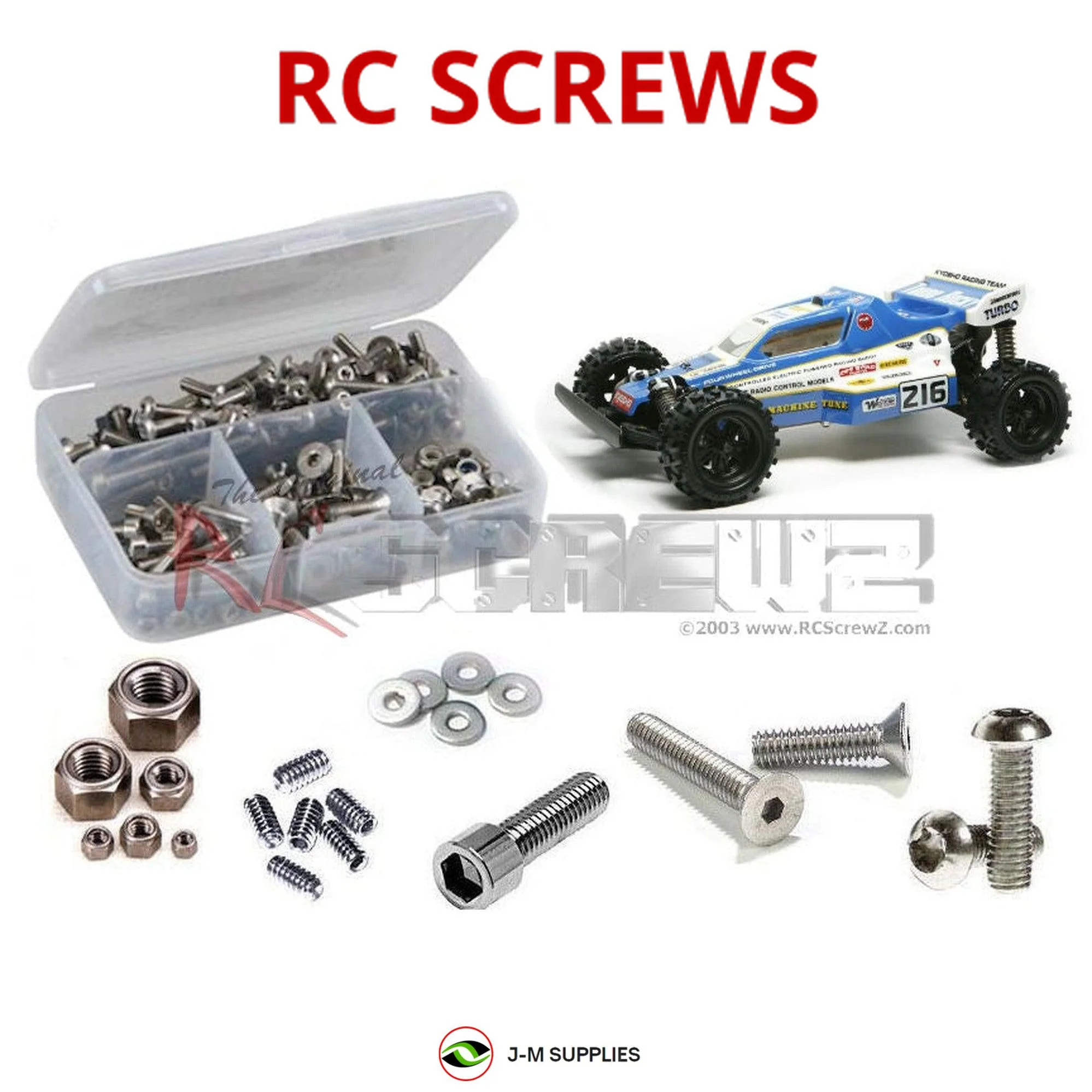 RCScrewZ Stainless Screw Kit kyo208 for Kyosho Rocky Turbo 1/10 (#3103) | PRO - Picture 1 of 12