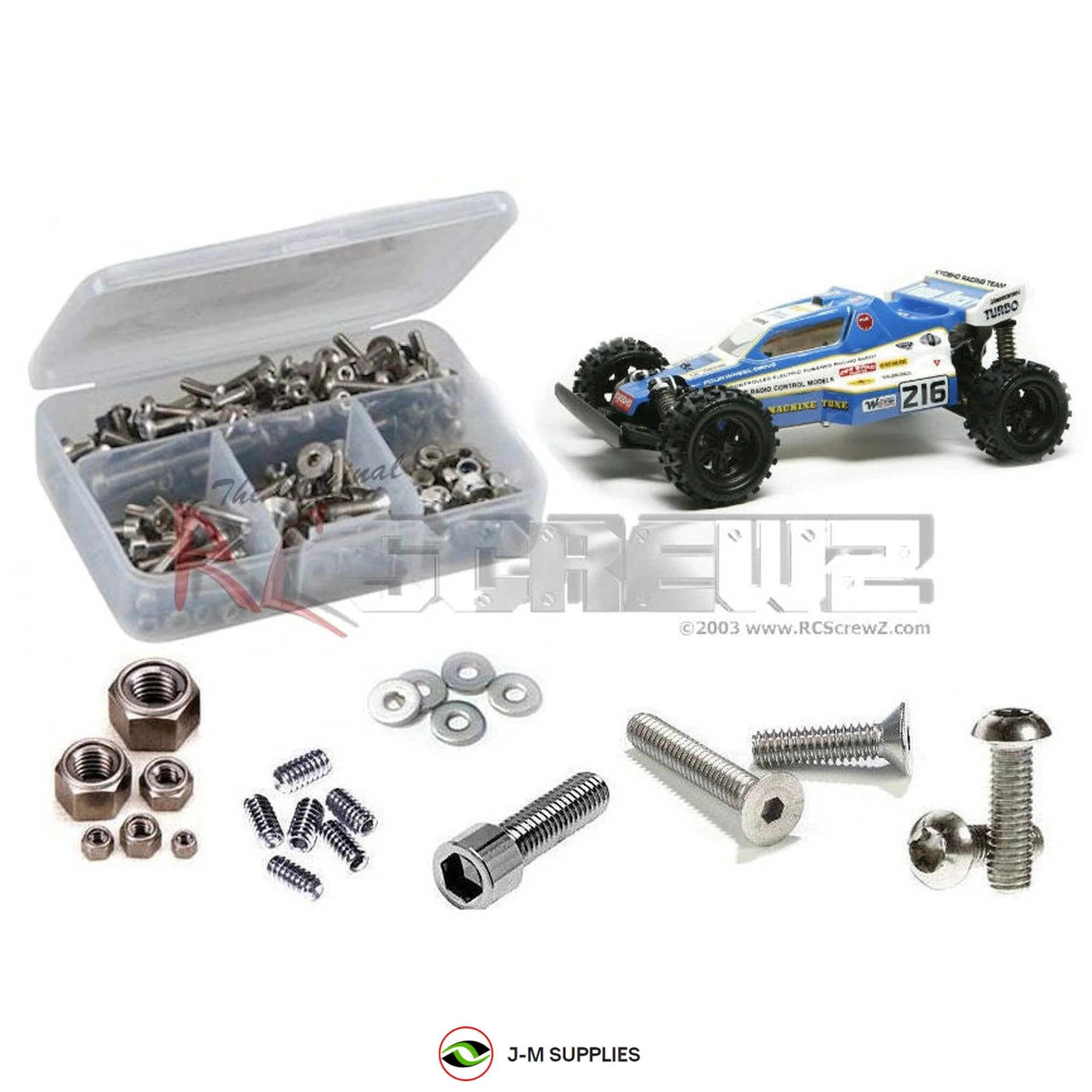 RCScrewZ Stainless Screw Kit kyo208 for Kyosho Rocky Turbo 1/10th (#3103) RC Car - Picture 1 of 12