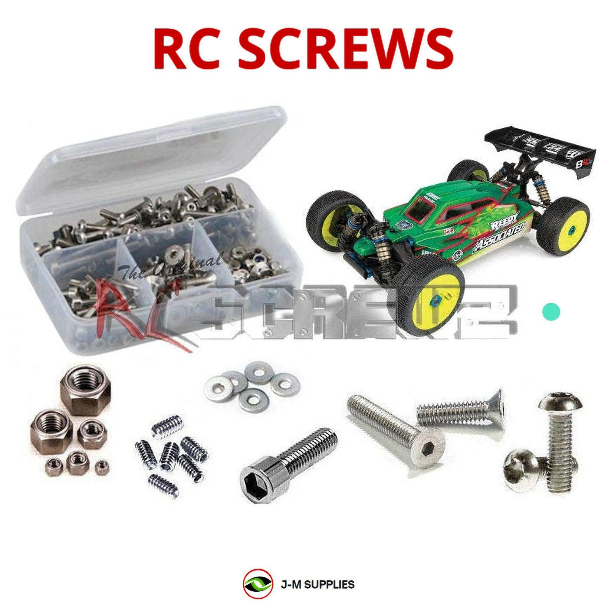 RCScrewZ Stainless Screw Kit asc139 for Associated RC8B4.1e / Team 1/8 80950 RC - Picture 1 of 12
