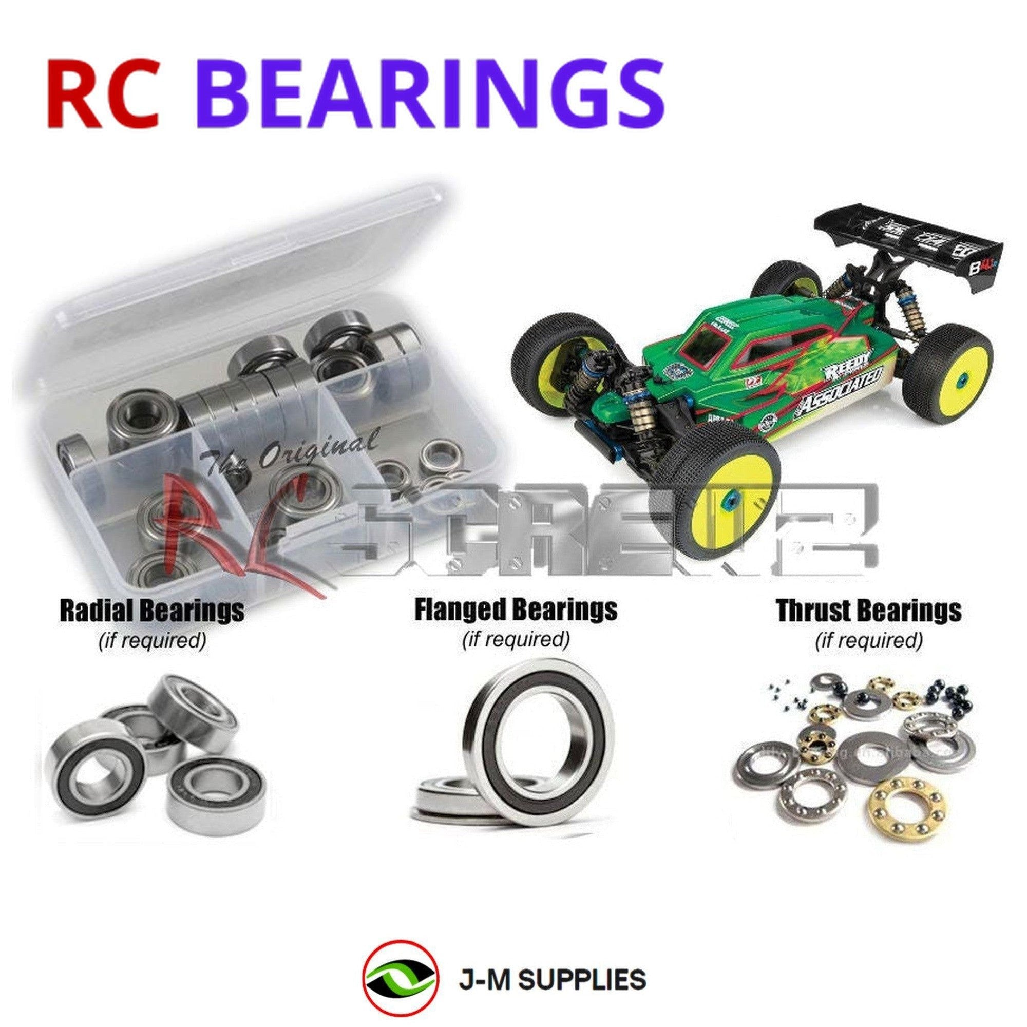 RCScrewZ Rubber Shielded Bearings asc139r for Associated RC8B4.1e / Team 1/8th - Picture 1 of 12