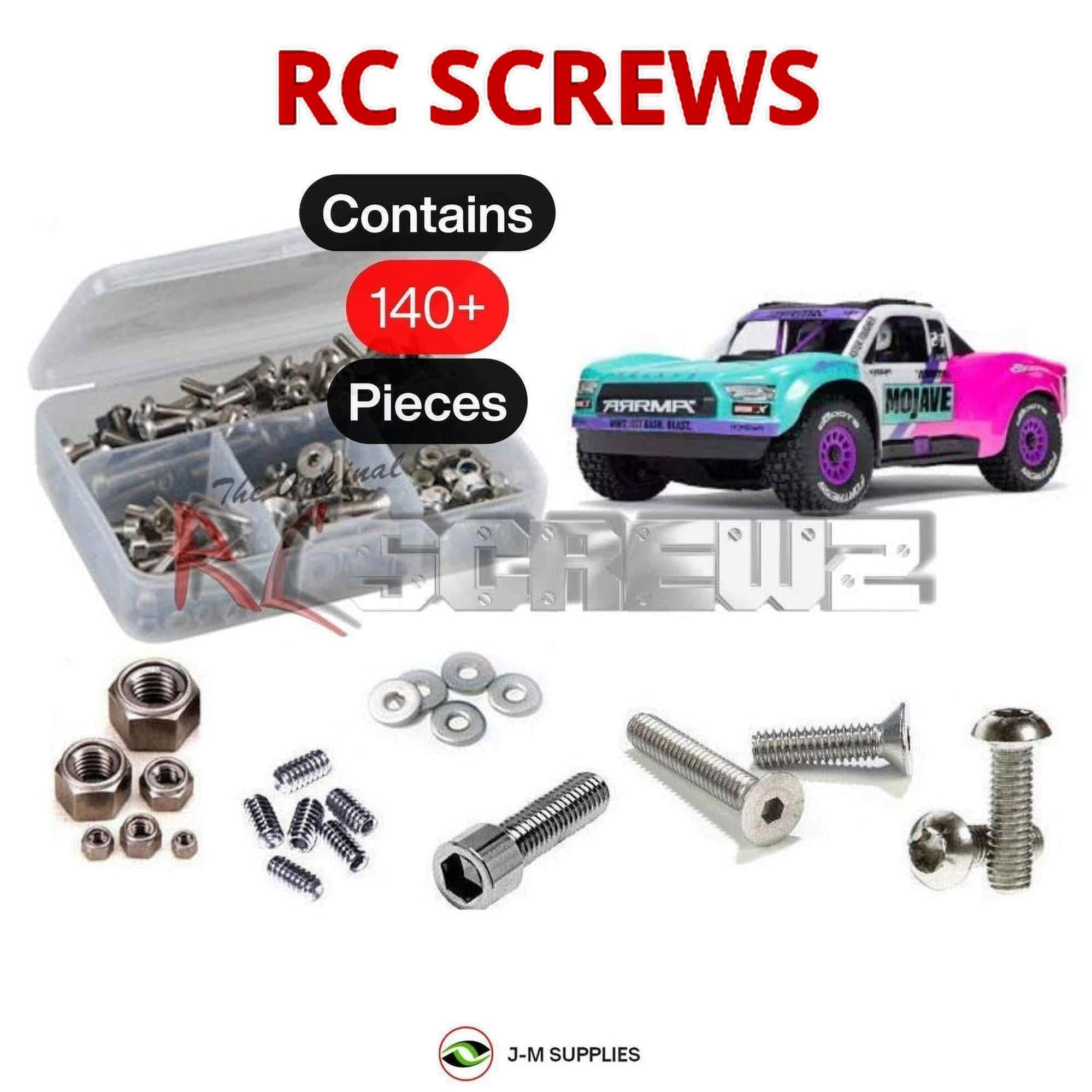 RCScrewZ Stainless Screw Kit ara062 for Arrma Mojave Grom 223s (#ARA2304) | SET - Picture 1 of 12