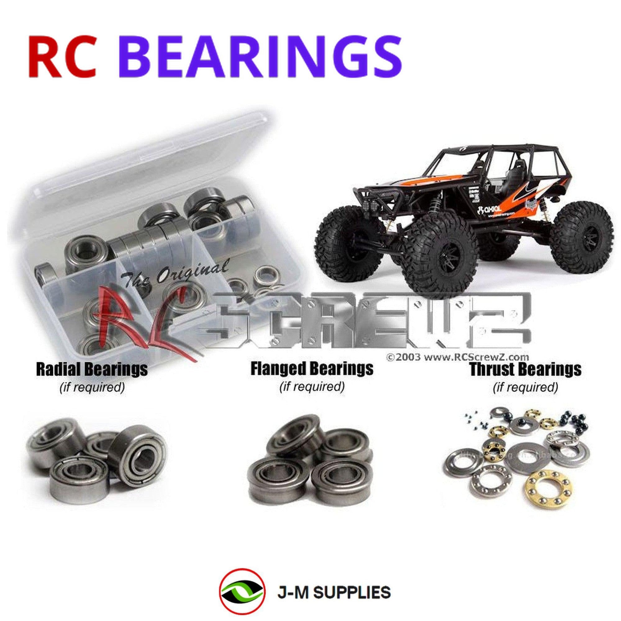 RCScrewZ Metal Shielded Bearings axi013b for Axial Wraith Rock Racer AX90018/20 - Picture 1 of 12