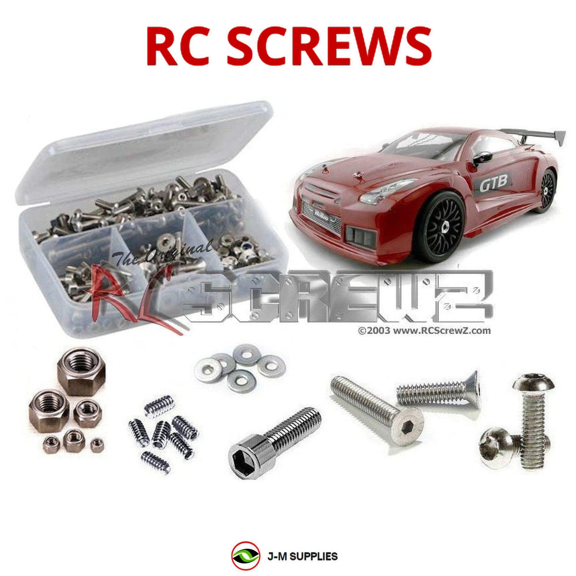 RCScrewZ Stainless Screw Kit ofn089 for Ofna/HoBao GTBe - Picture 1 of 12