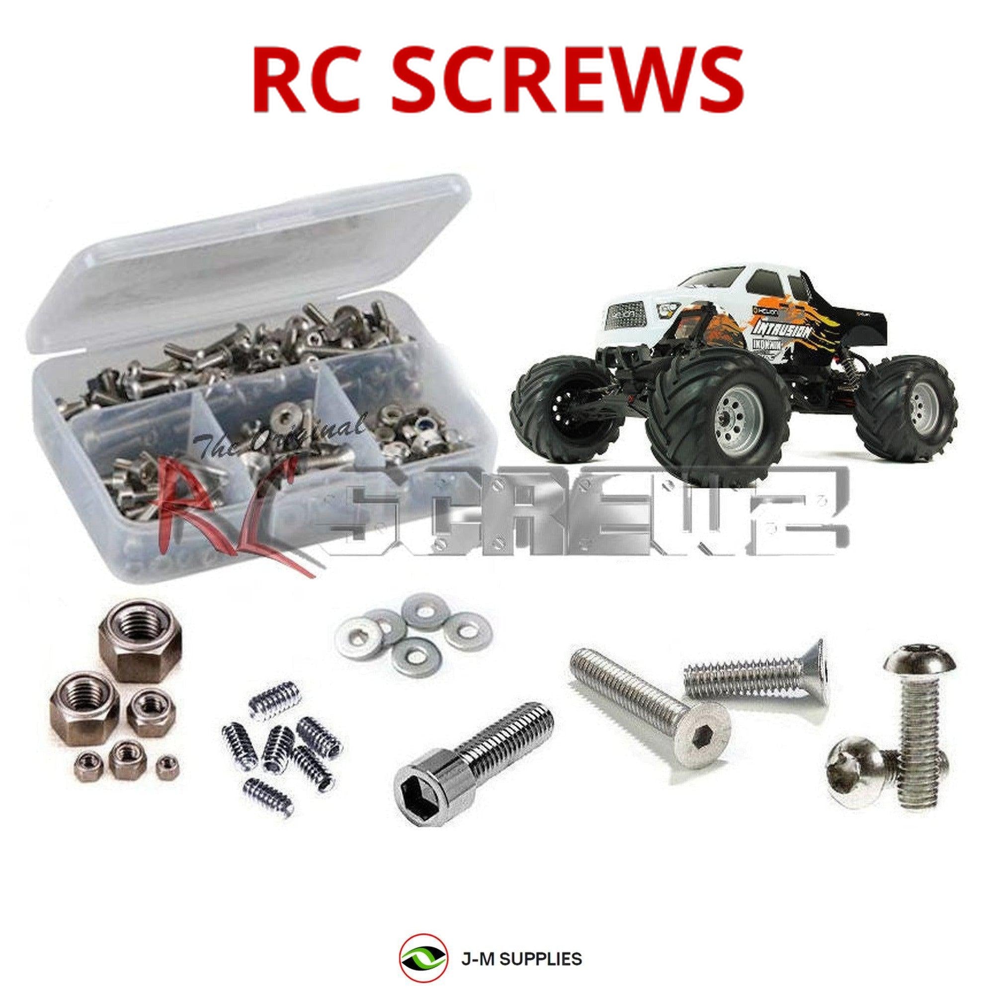 RCScrewZ Stainless Steel Screw Kit helrc013 for Helion RC Intrusion XLR - Picture 1 of 12