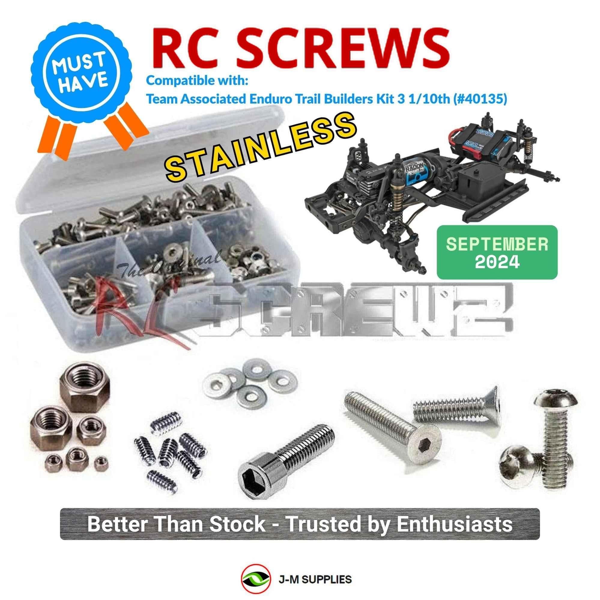 RCScrewZ Stainless Screw Kit asc155 for Associated Enduro Builders Kit 3 | SET - Picture 1 of 12