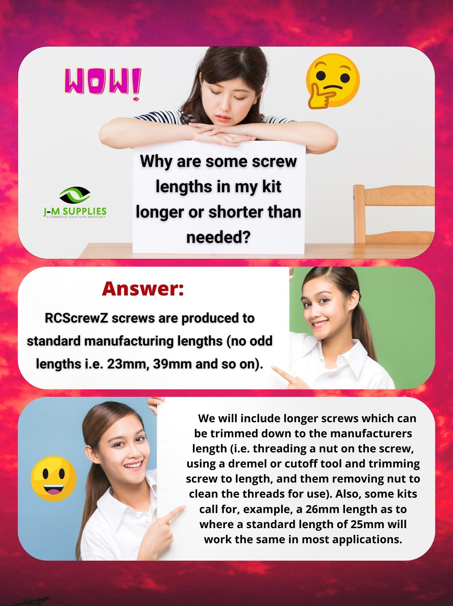 RCScrewZ Stainless Screw Kit tek033 for Tekno MT48 2.0 1/8th (#TKR9603) | KIT - Picture 11 of 12