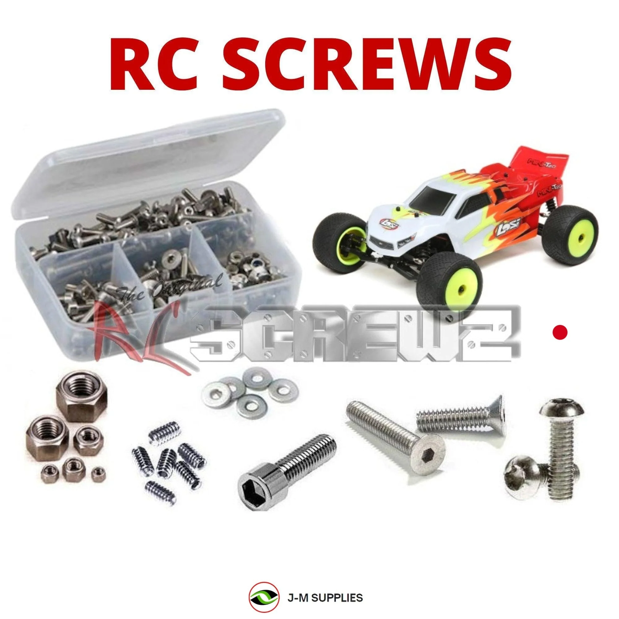 RCScrewZ Stainless Screw Kit los113 for Losi Mini-T 2.0 2WD (#LOS01015/17) Truck - Picture 1 of 12