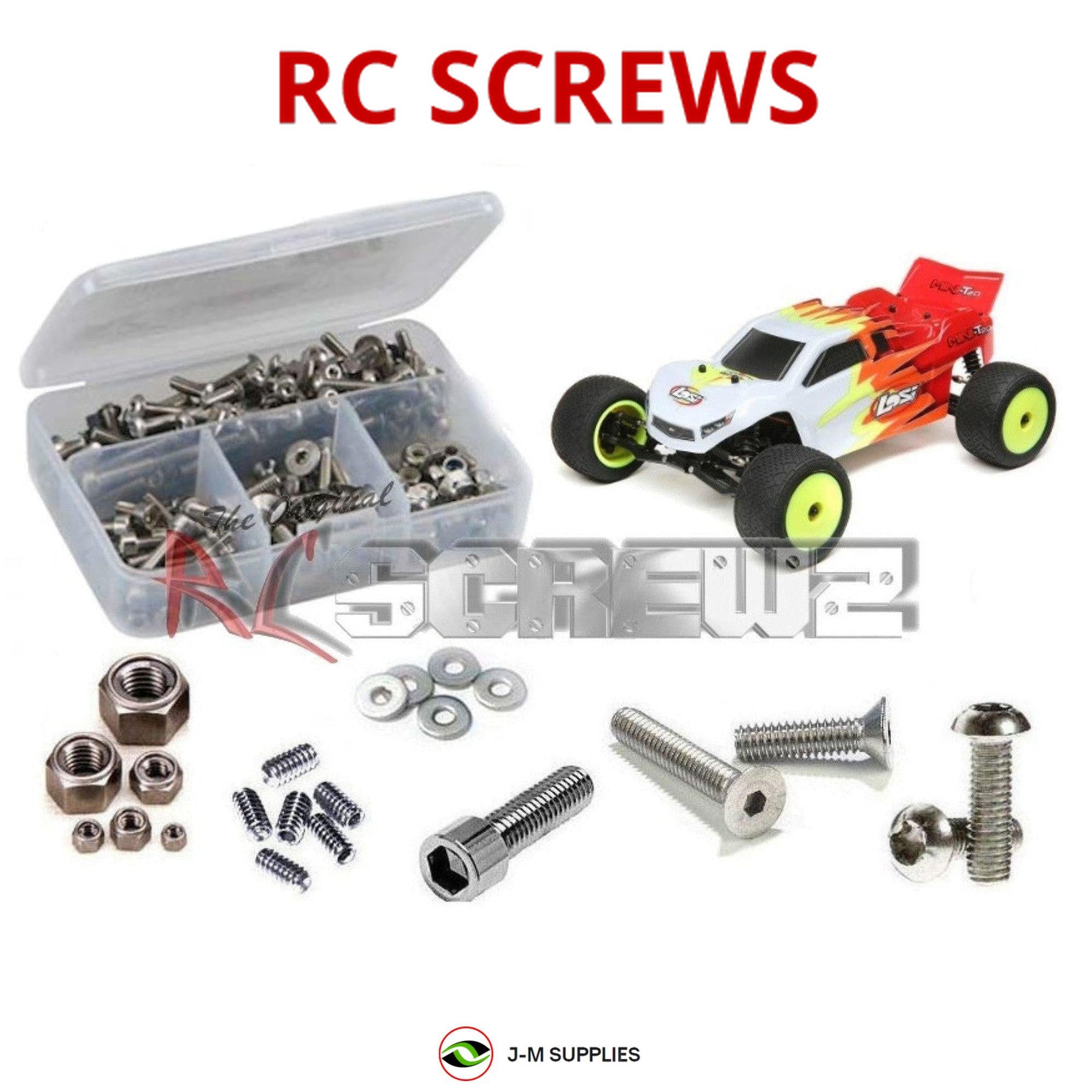 RCScrewZ Stainless Steel Screw Kit los113 for Losi Mini-T 2.0 2wd #LOS01015/17 - Picture 1 of 12