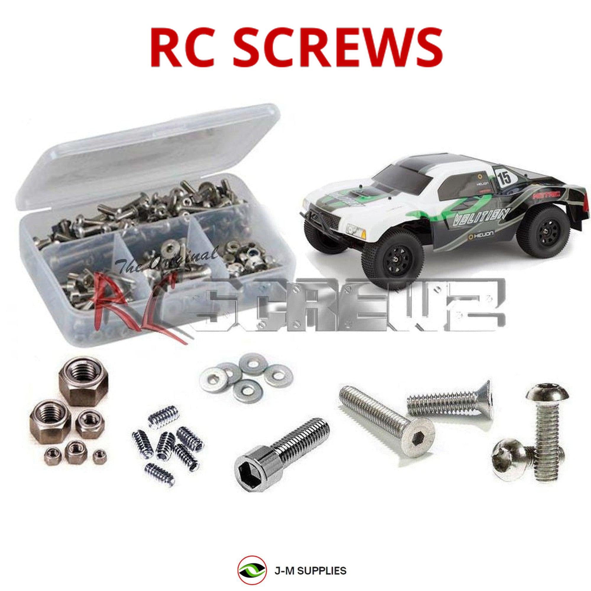 RCScrewZ Stainless Steel Screw Kit helrc005 for Helion RC Volition SC - Picture 1 of 12