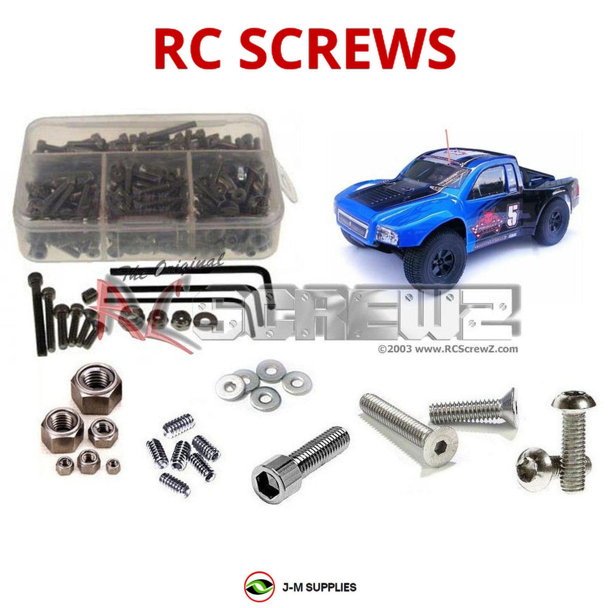 RCScrewZ Stainless Screw Kit rcr009 for RedCat Racing Aftershock 1/8 Short Cours - Picture 1 of 12