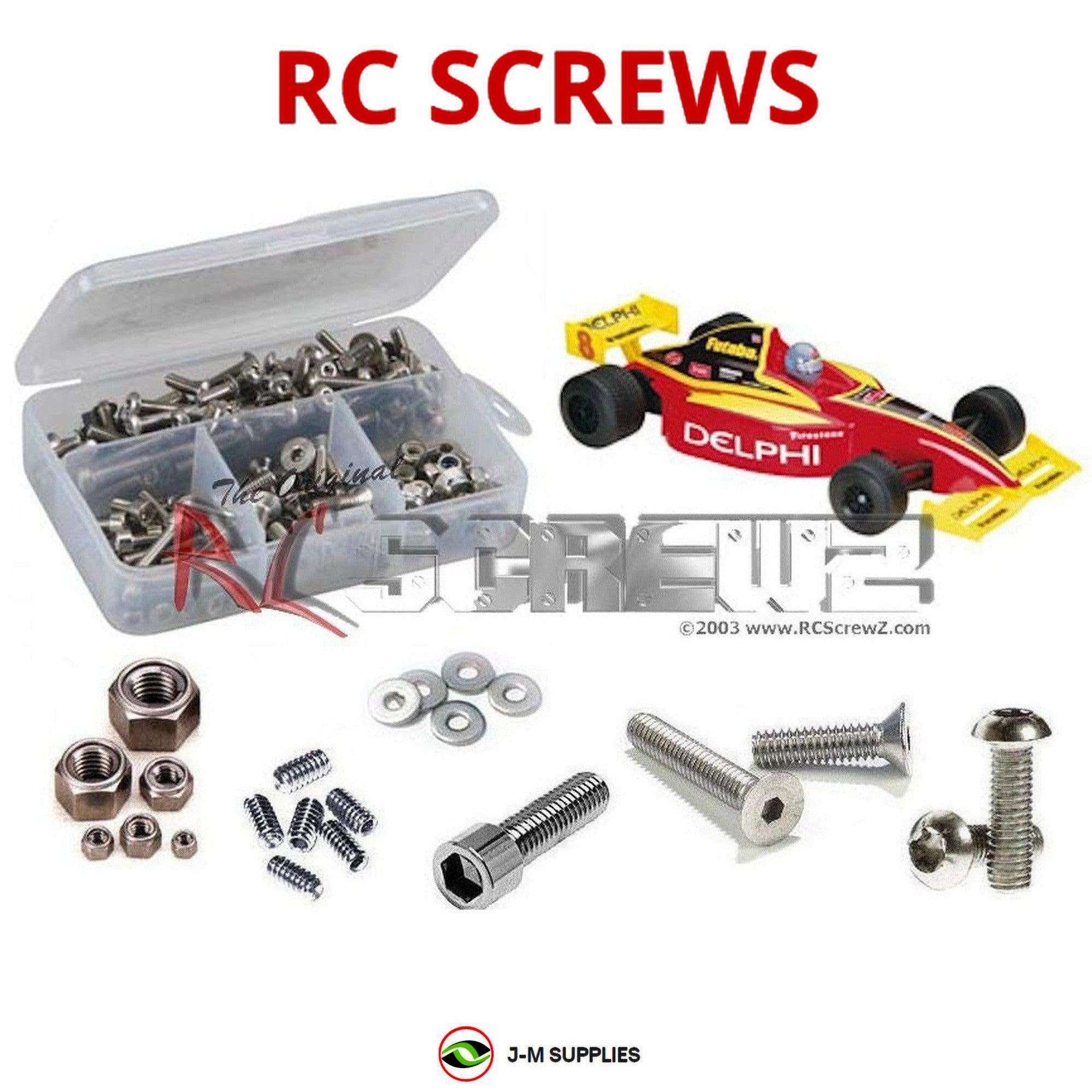 RCScrewZ Stainless Steel Screw Kit dur003 for Duratrax Delphi Indy - Picture 1 of 12