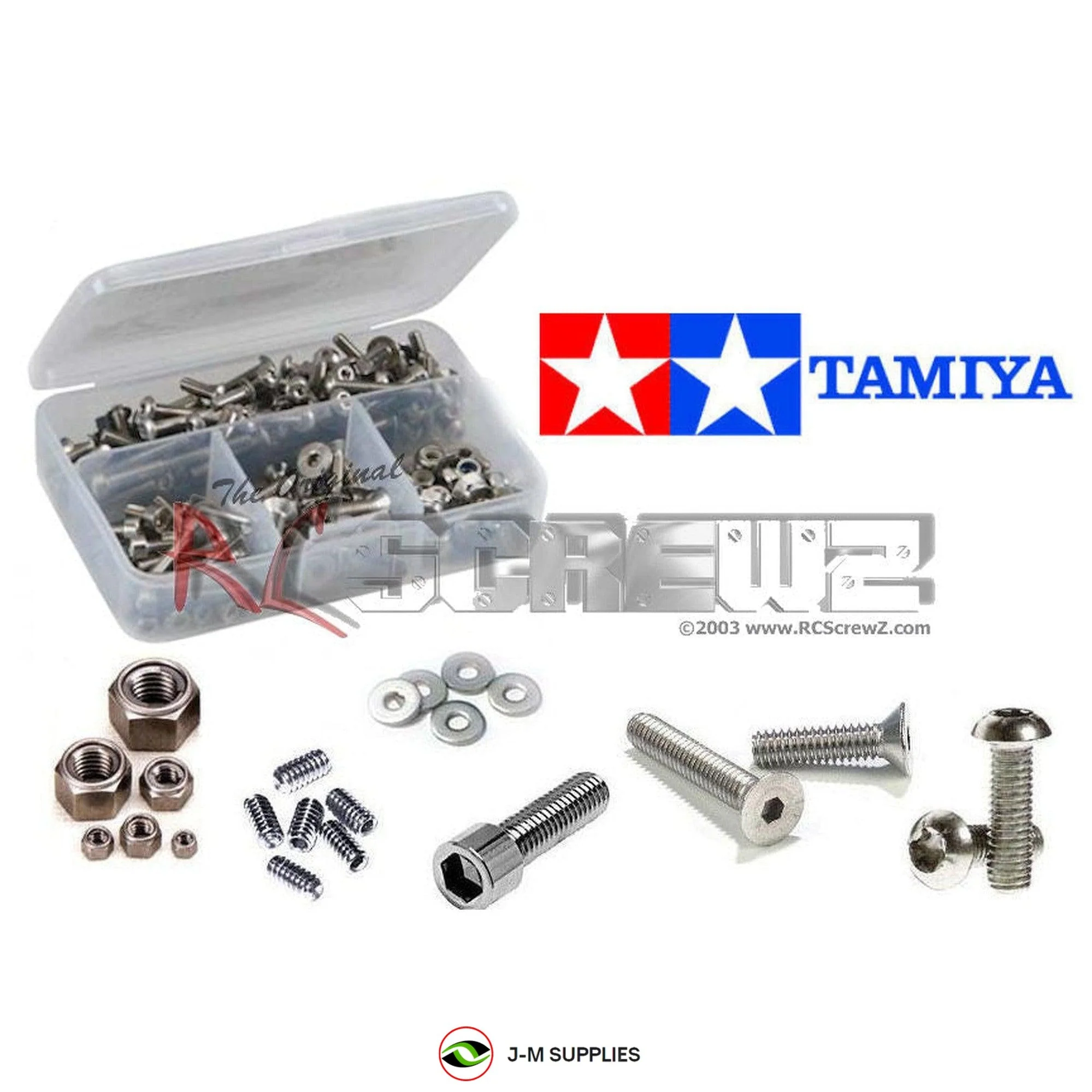 RCScrewZ Stainless Screw Kit+ tam204 for Tamiya F201 #58303 (Screw Case) - Picture 1 of 12