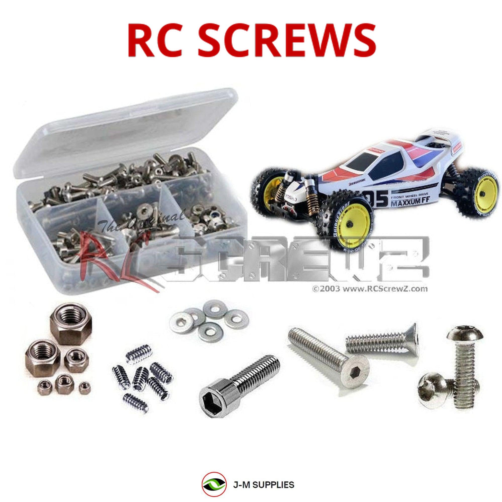 RCScrewZ Stainless Steel Screw Kit Kyo192 for Kyosho Maxxum FF Buggy #3127 - Picture 1 of 12