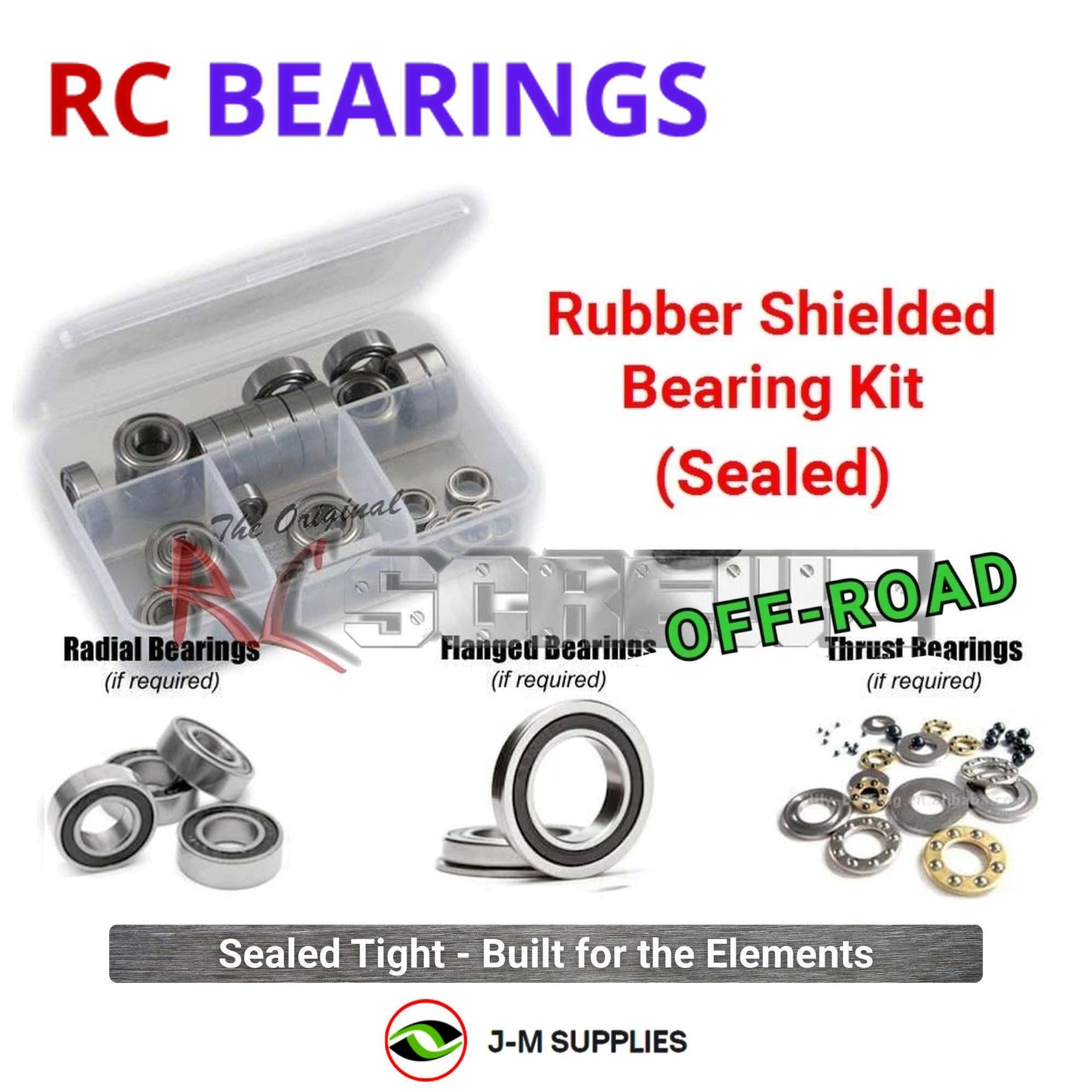 RCScrewZ Rubber Shielded Bearing ara082r for ARRMA Freedom Flyer GROM 1/16 | SET - Picture 1 of 12