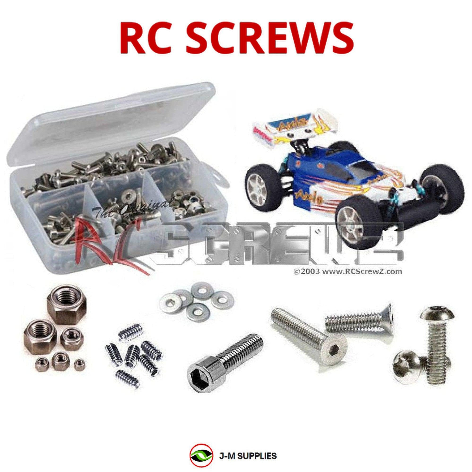 RCScrewZ Stainless Steel Screw Kit dur004 for Duratrax Axis RTR 1/8th - Picture 1 of 12